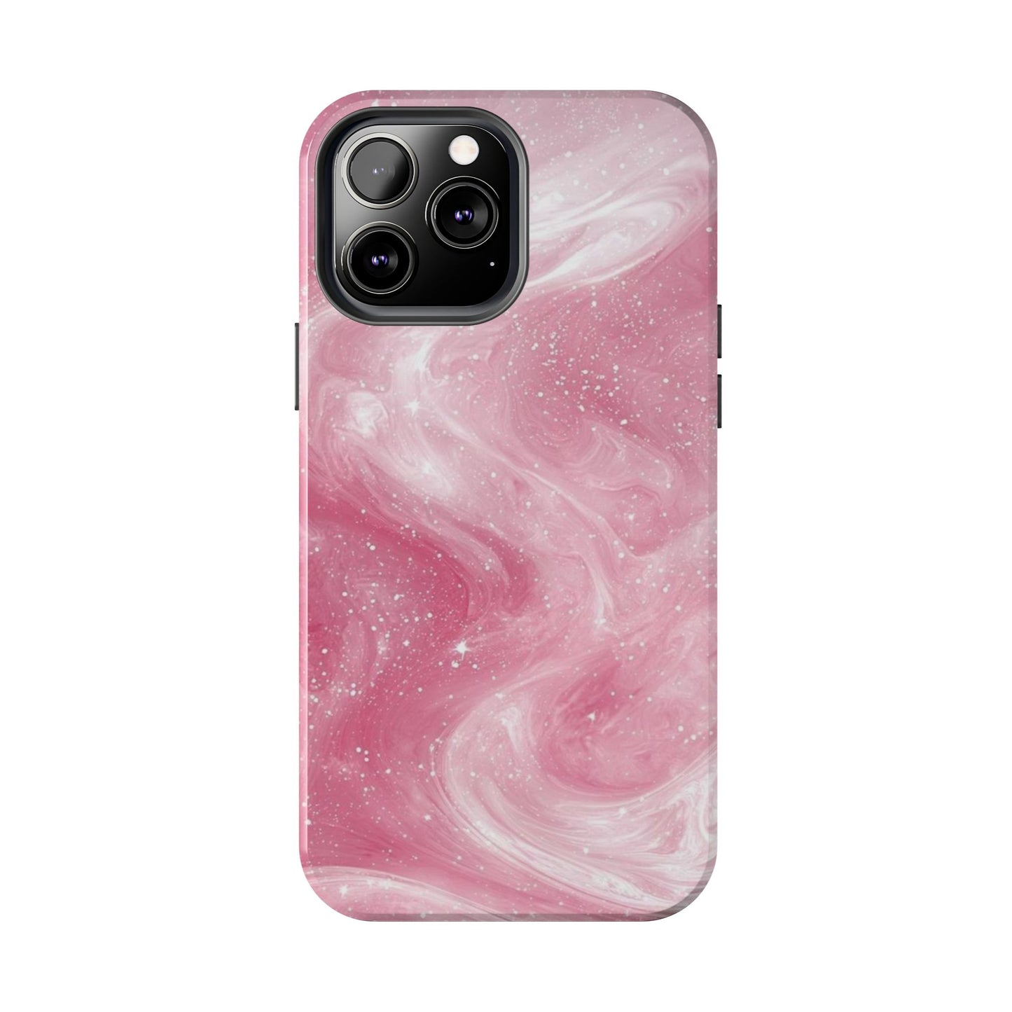 Stylish Tough Phone Cases - Pink Marble Design, Phone Cover for Women, Durable Protection, Trendy Gift, Birthday Present, Everyday Use