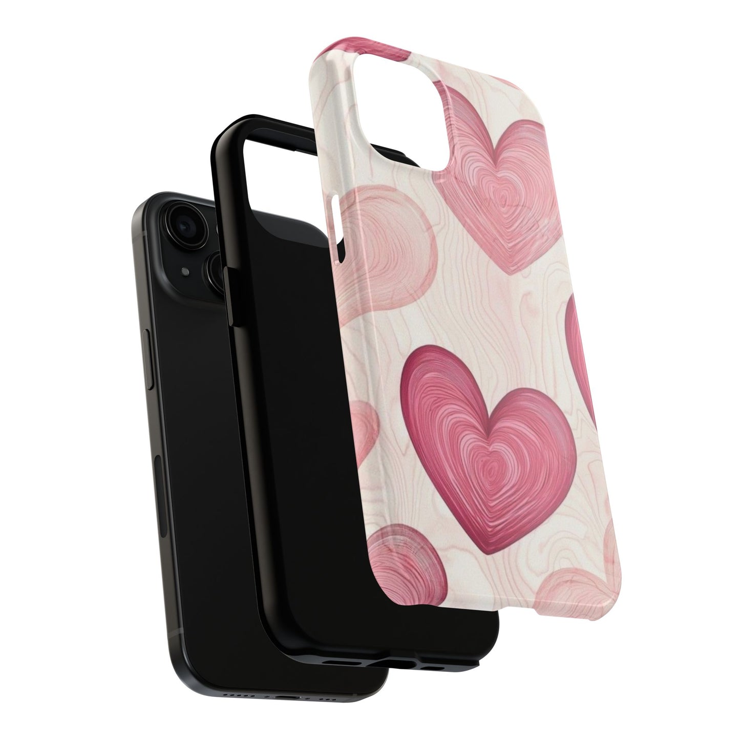 Romantic Heart Phone Cases - Cute, Durable Covers for Valentine's Day, Gift for Her, Love Decor, Phone Accessories