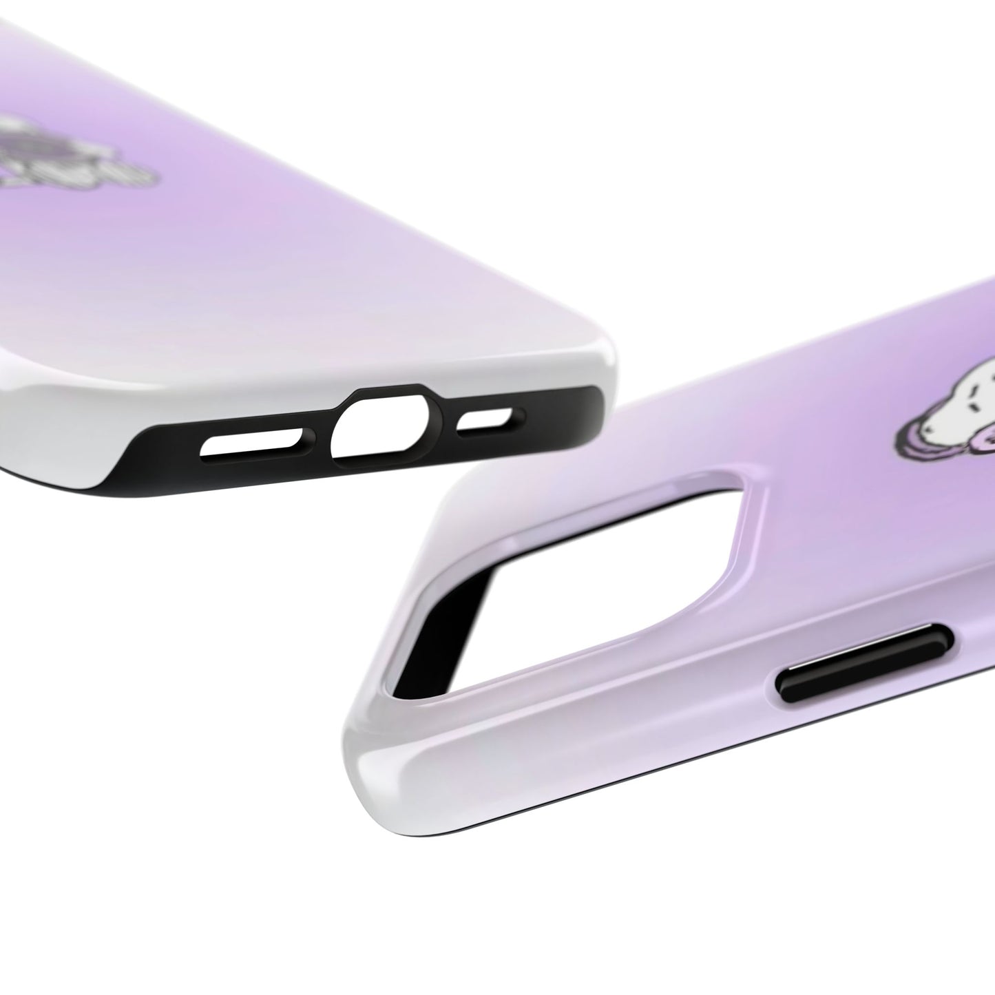 Snoopy Music Lover Phone Case, Cute Tough Phone Case, Gifts for Music Lovers, Cartoon Phone Covers, Vibrant Phone Accessories