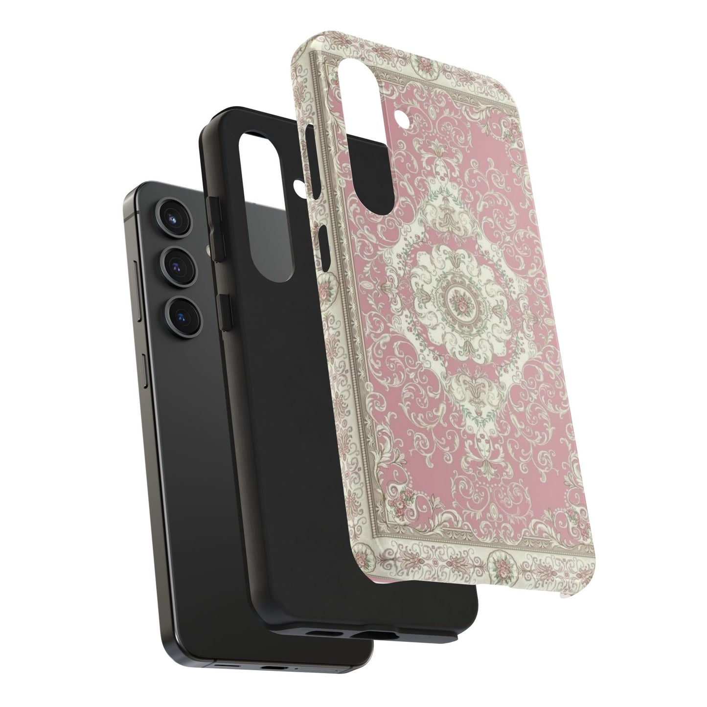 Elegant Floral Tough Phone Cases, Stylish Phone Covers, Durable Tech Accessories, Decorative Phone Protection, Trendy Gift for Her