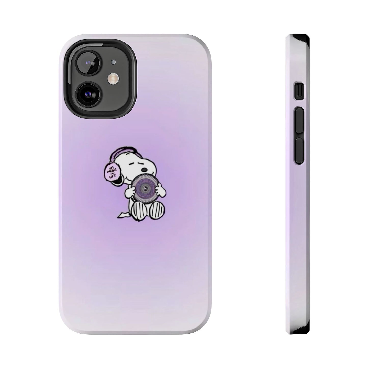 Snoopy Music Lover Phone Case, Cute Tough Phone Case, Gifts for Music Lovers, Cartoon Phone Covers, Vibrant Phone Accessories