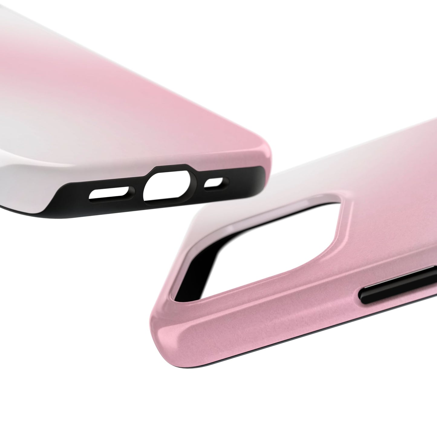 Stylish Tough Phone Cases, Durable Phone Covers, Pink Gradient Phone Case, Gift for Her, Trendy Phone Accessories