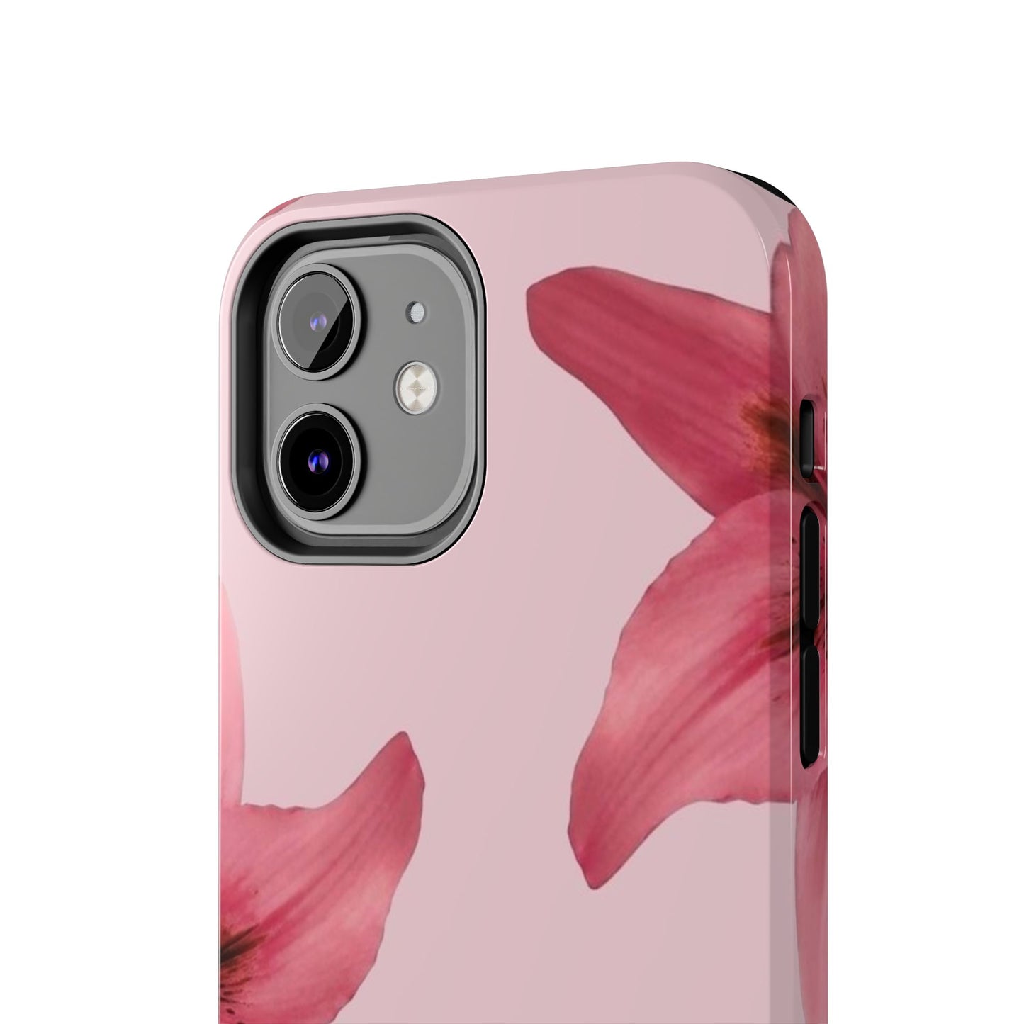Stylish Floral Phone Case - Tough & Durable, Pink Lily Design, Perfect for Flower Lovers, Gift for Her, Seasonal Accessory, Phone Protection