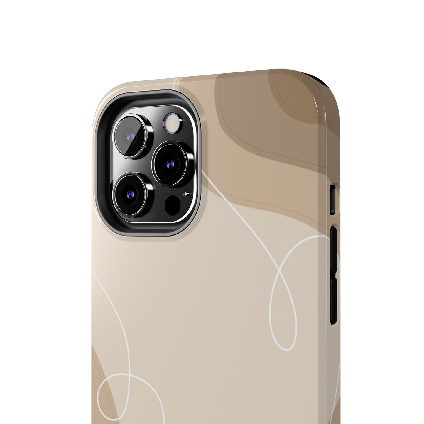 Abstract Wave Tough Phone Cases, Modern Phone Covers, Stylish Protective Cases, Gift for Her, Minimalist Design