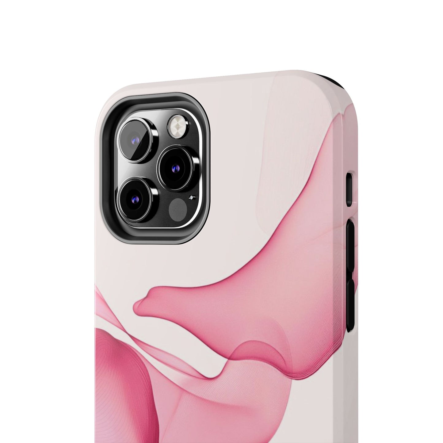 Elegant Tough Phone Cases | Stylish Shockproof Covers for Women | Trendy Gift for Birthdays, Holidays, or Any Occasion, Pink Flow Design