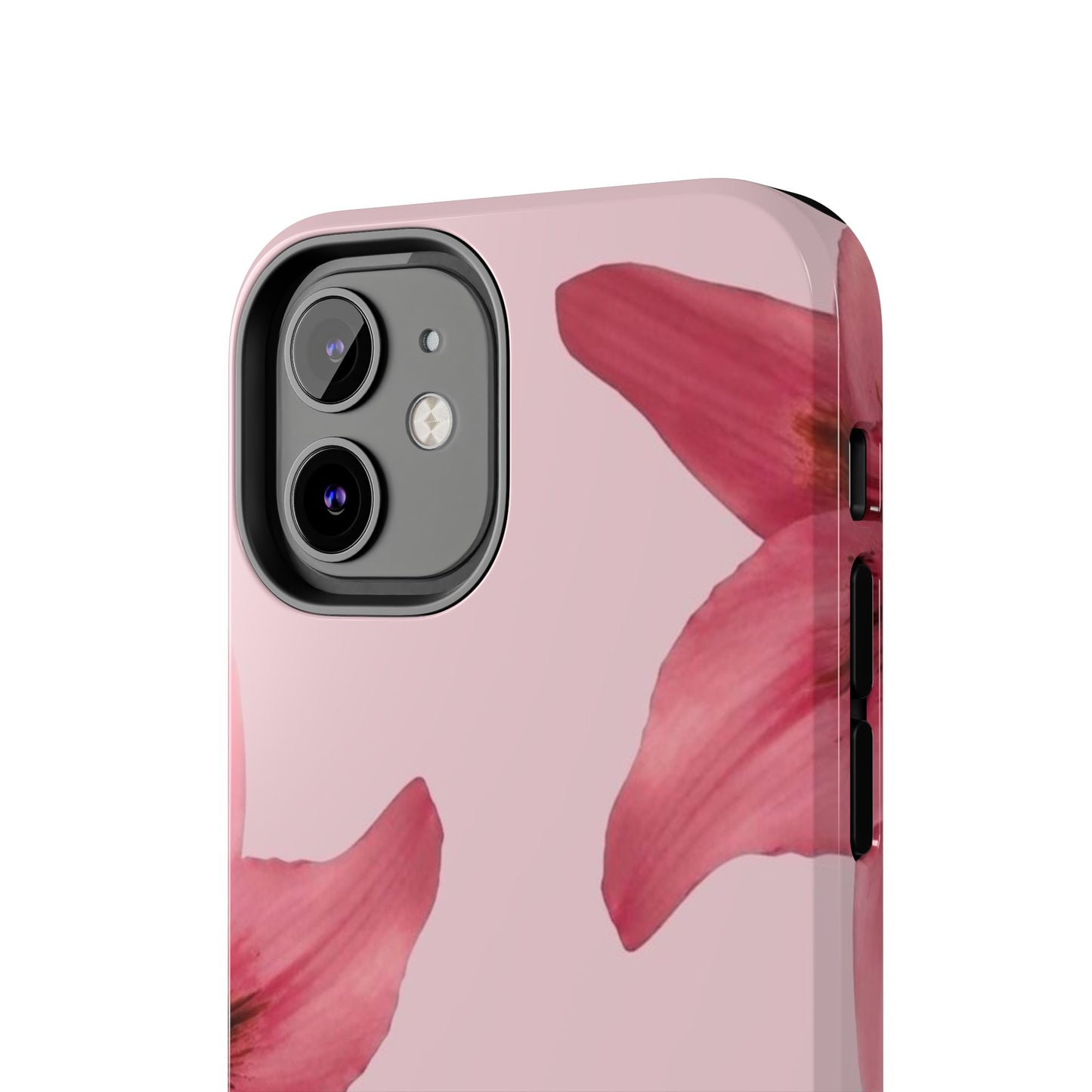 Stylish Floral Phone Case - Tough & Durable, Pink Lily Design, Perfect for Flower Lovers, Gift for Her, Seasonal Accessory, Phone Protection