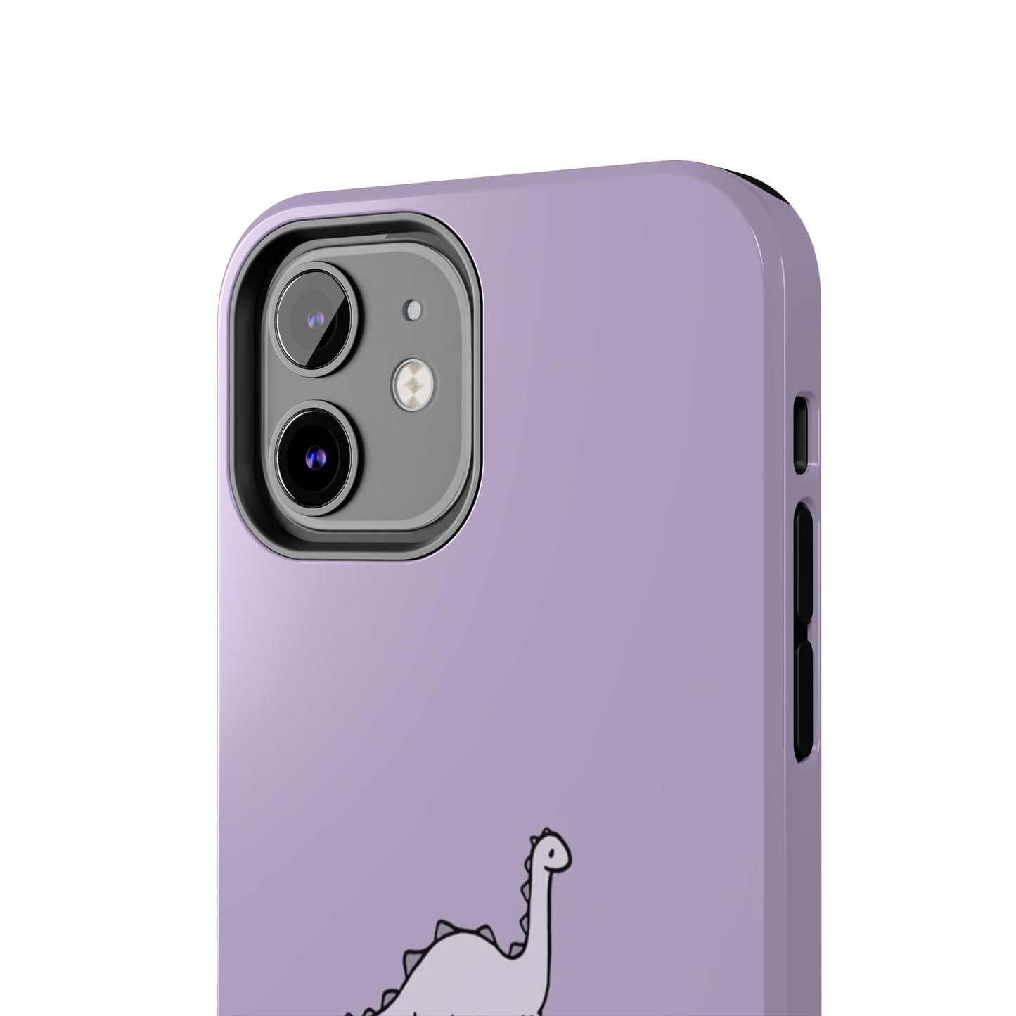 Cute Dinosaur Tough Phone Cases, Kid-Friendly Phone Covers, Dinosaur Gifts for Kids, Purple Phone Accessories, Durable Cases