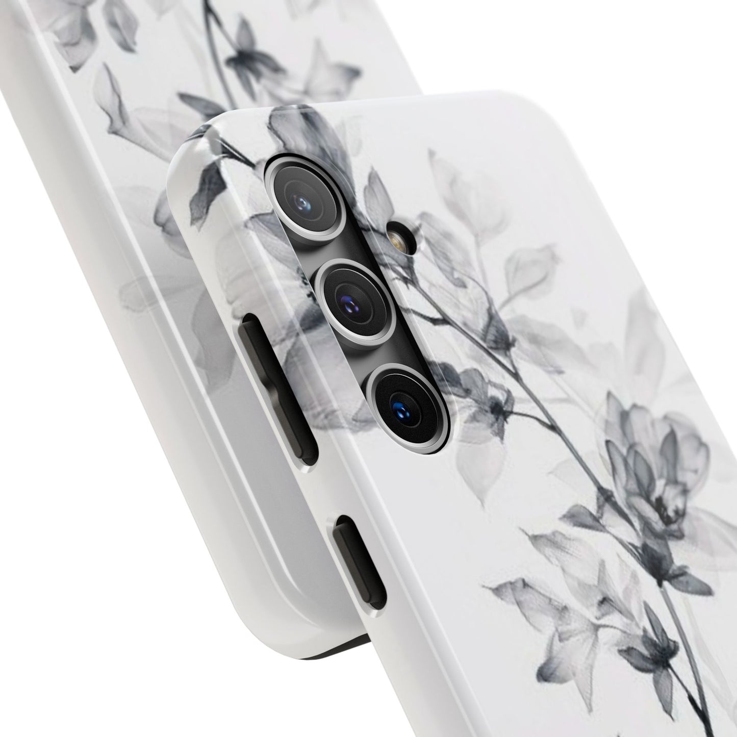 Elegant Floral Tough Phone Cases, Durable Phone Cover, Gift for Her, Protective Case, Floral Design, Stylish Accessory