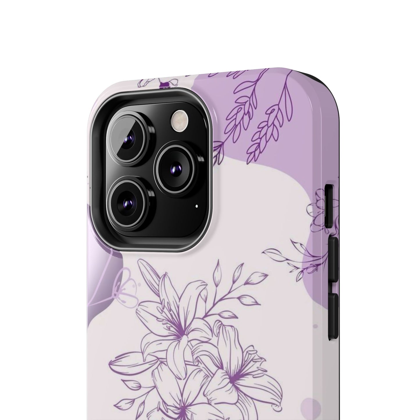 Stylish Floral Tough Phone Cases - Durable Floral Design for Women, Gift for Her, Phone Protection, Nature-Inspired Tech Accessories