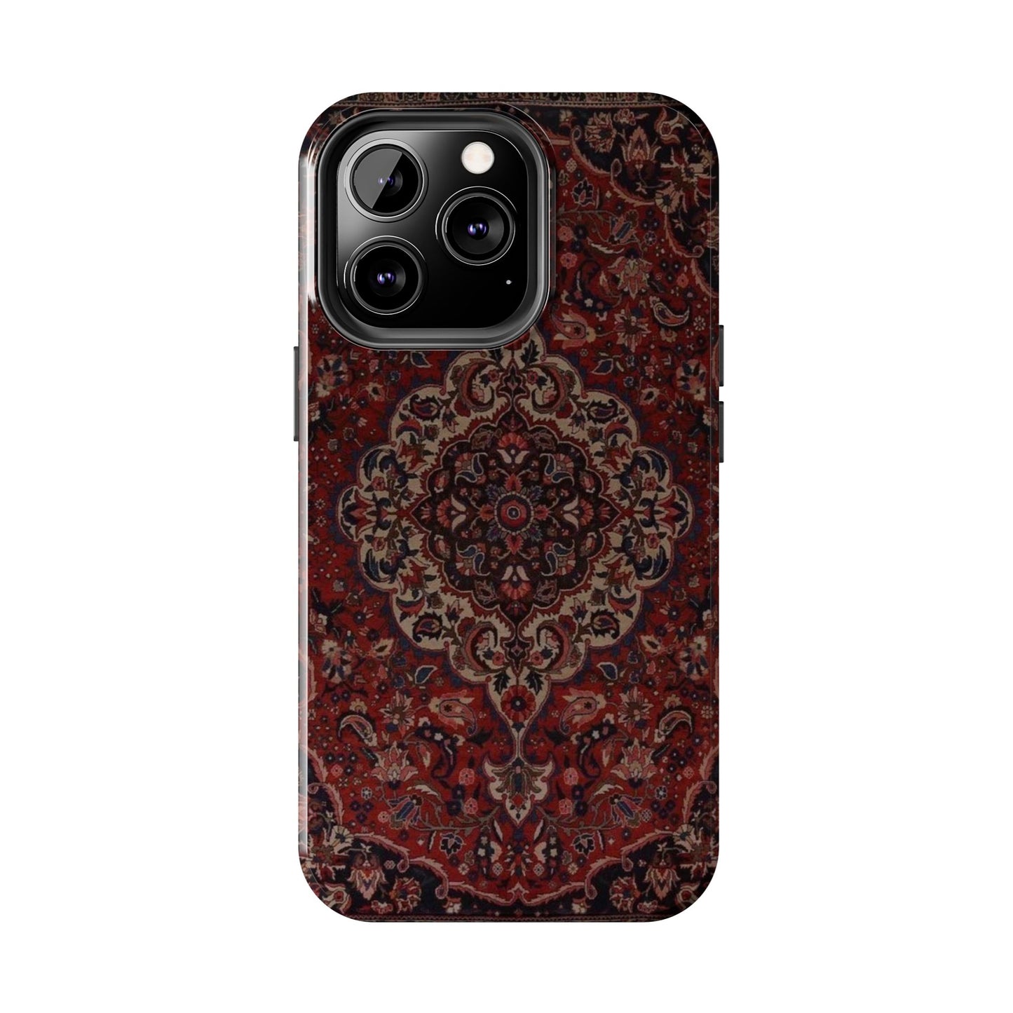 Bohemian Rug Pattern Tough Phone Case, Boho Chic Accessory, Stylish Phone Protection, Unique Gift Idea, Trendy Tech Gear