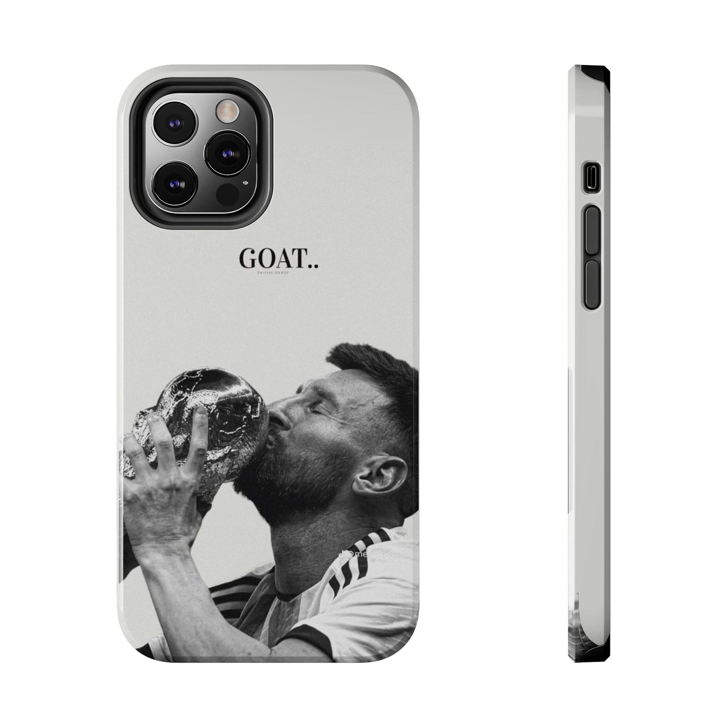 Soccer GOAT Phone Case, Tough Phone Case, Sports Accessory, Gift for Soccer Fans, Mens Birthday Gift, Unique Phone Cover