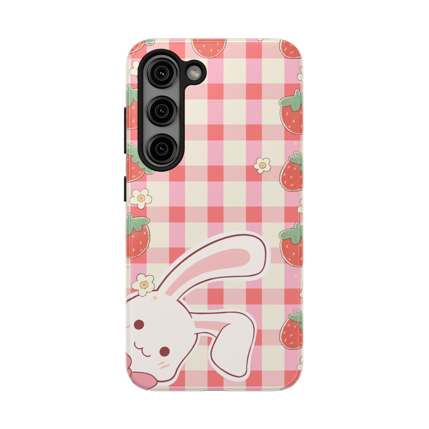 Cute Strawberry Bunny Phone Case