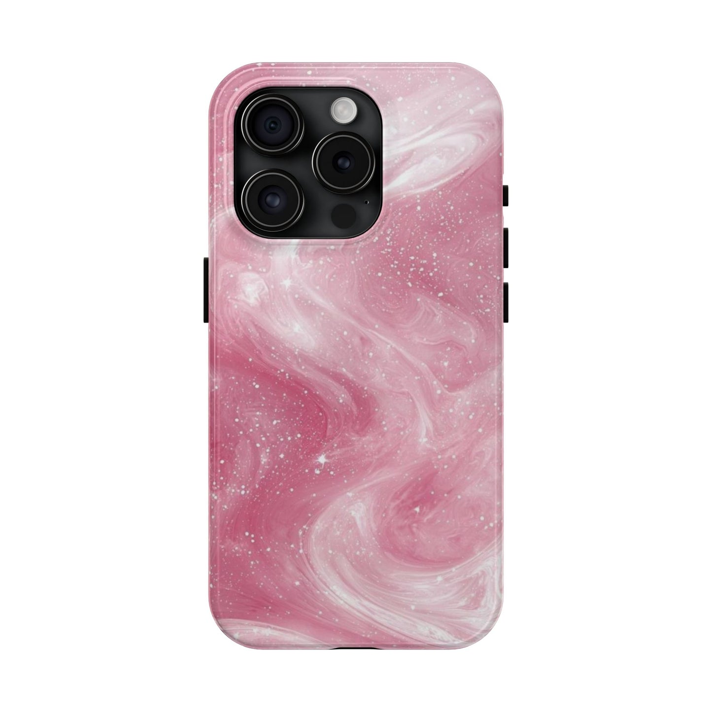 Stylish Tough Phone Cases - Pink Marble Design, Phone Cover for Women, Durable Protection, Trendy Gift, Birthday Present, Everyday Use