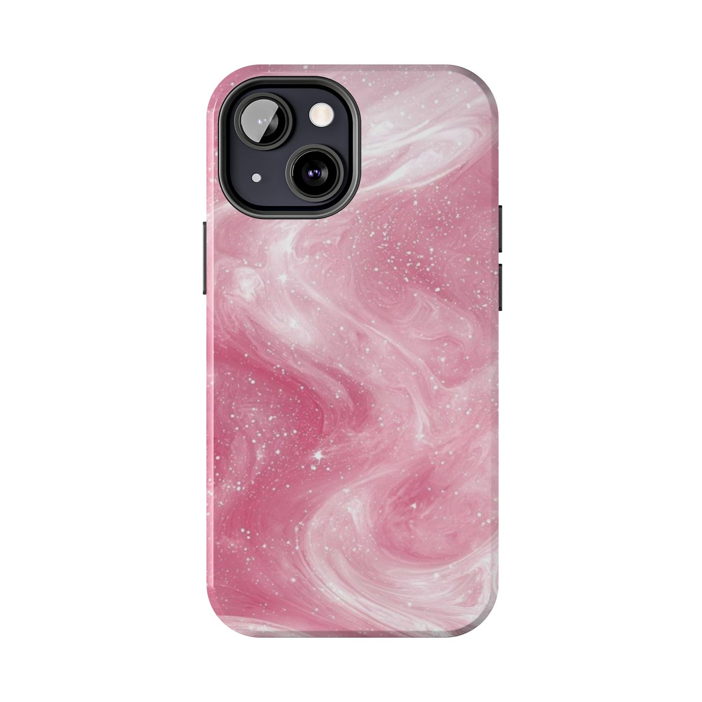 Stylish Tough Phone Cases - Pink Marble Design, Phone Cover for Women, Durable Protection, Trendy Gift, Birthday Present, Everyday Use