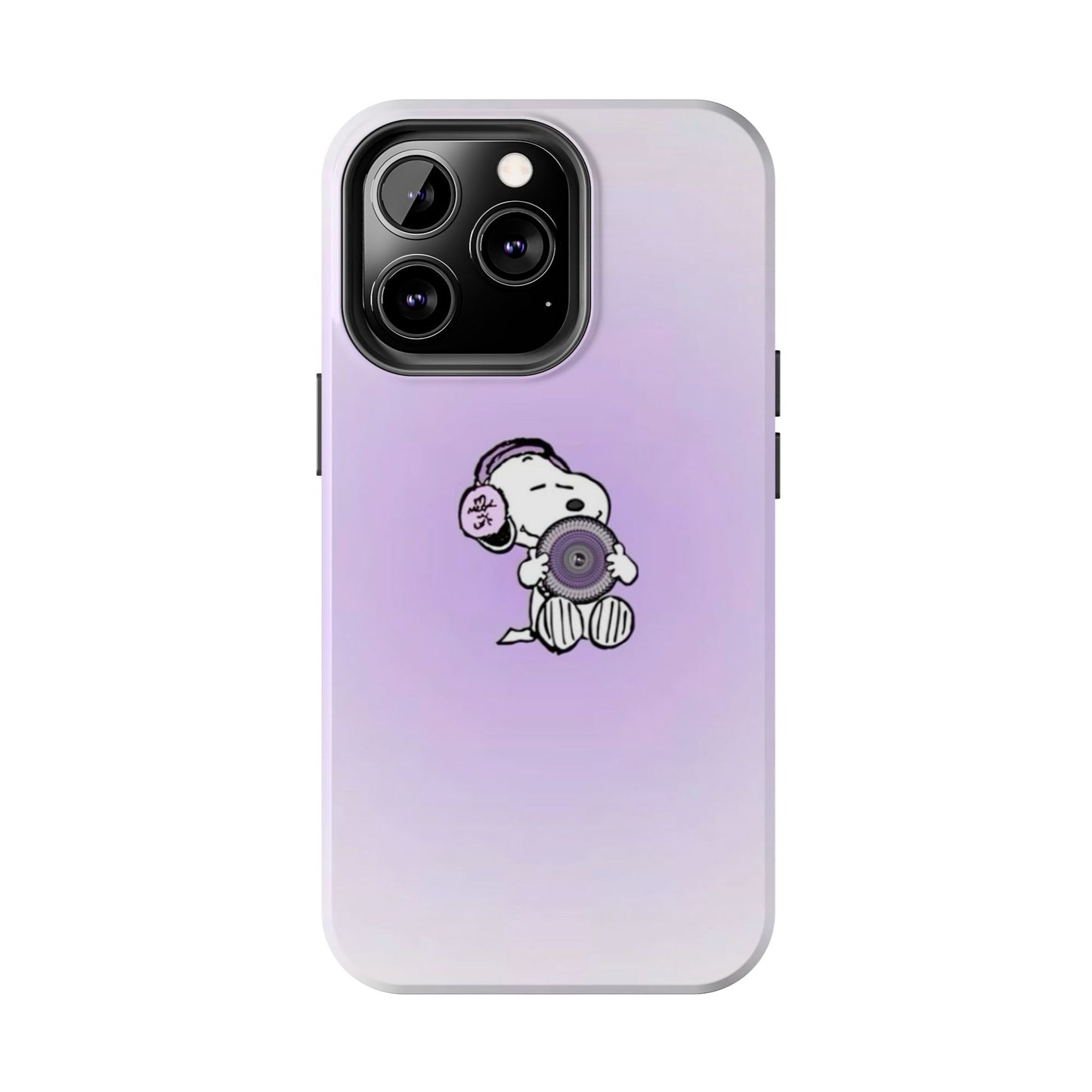 Snoopy Music Lover Phone Case, Cute Tough Phone Case, Gifts for Music Lovers, Cartoon Phone Covers, Vibrant Phone Accessories