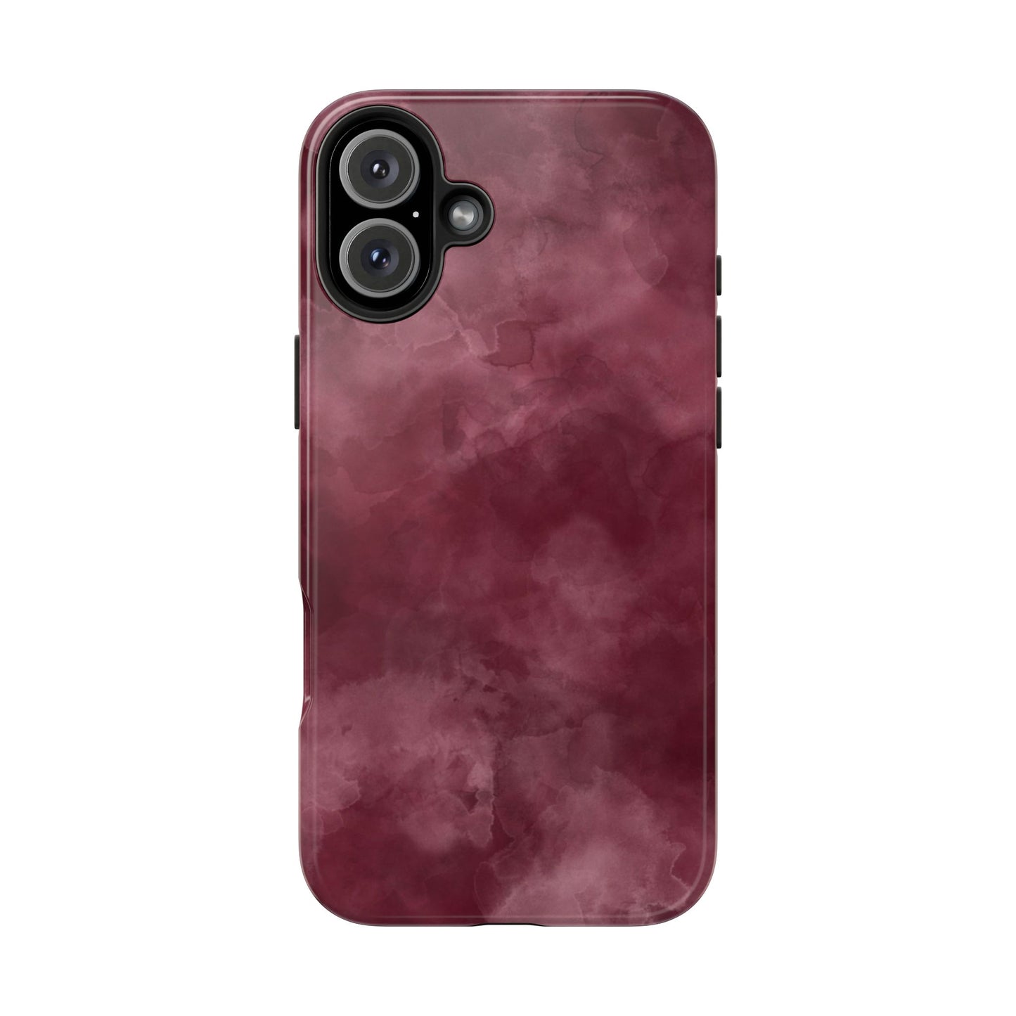Elegant Burgundy Tough Phone Cases, Stylish Phone Cover, Durable Phone Protector, Unique Gift, Trendy Tech Accessories