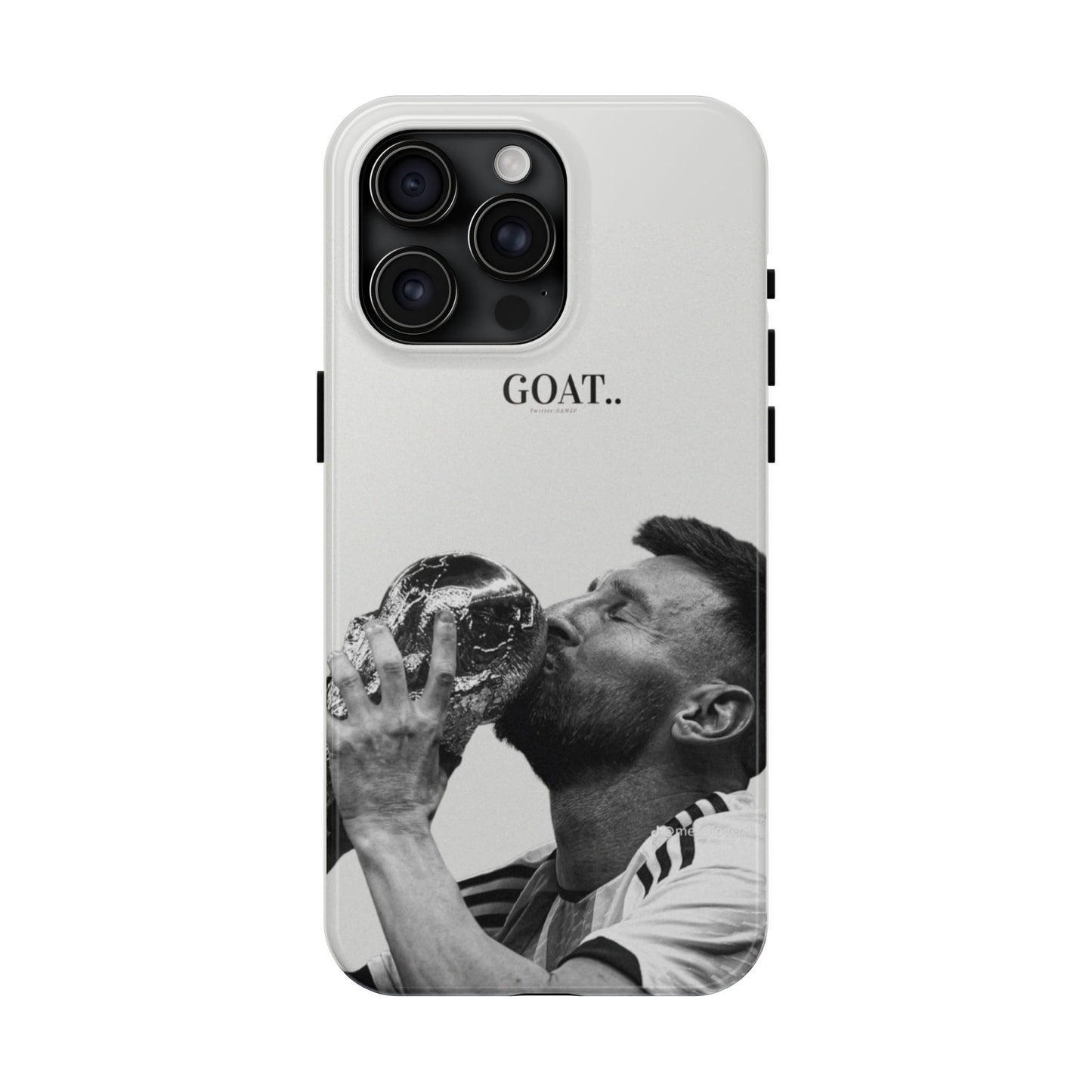 Soccer GOAT Phone Case, Tough Phone Case, Sports Accessory, Gift for Soccer Fans, Mens Birthday Gift, Unique Phone Cover