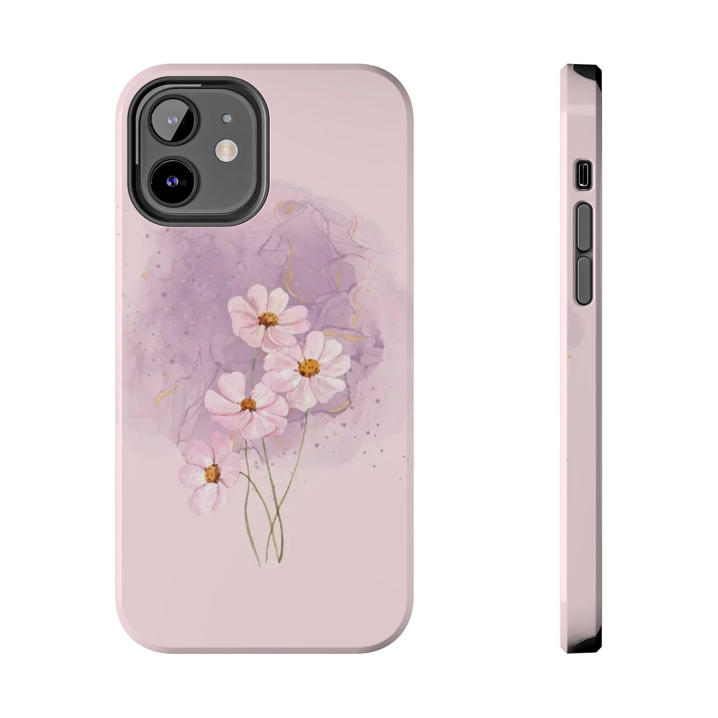 Floral Tough Phone Cases, Protective Phone Cover, Flower Design Case, Stylish Gift for Her, Mother’s Day, Birthday Present