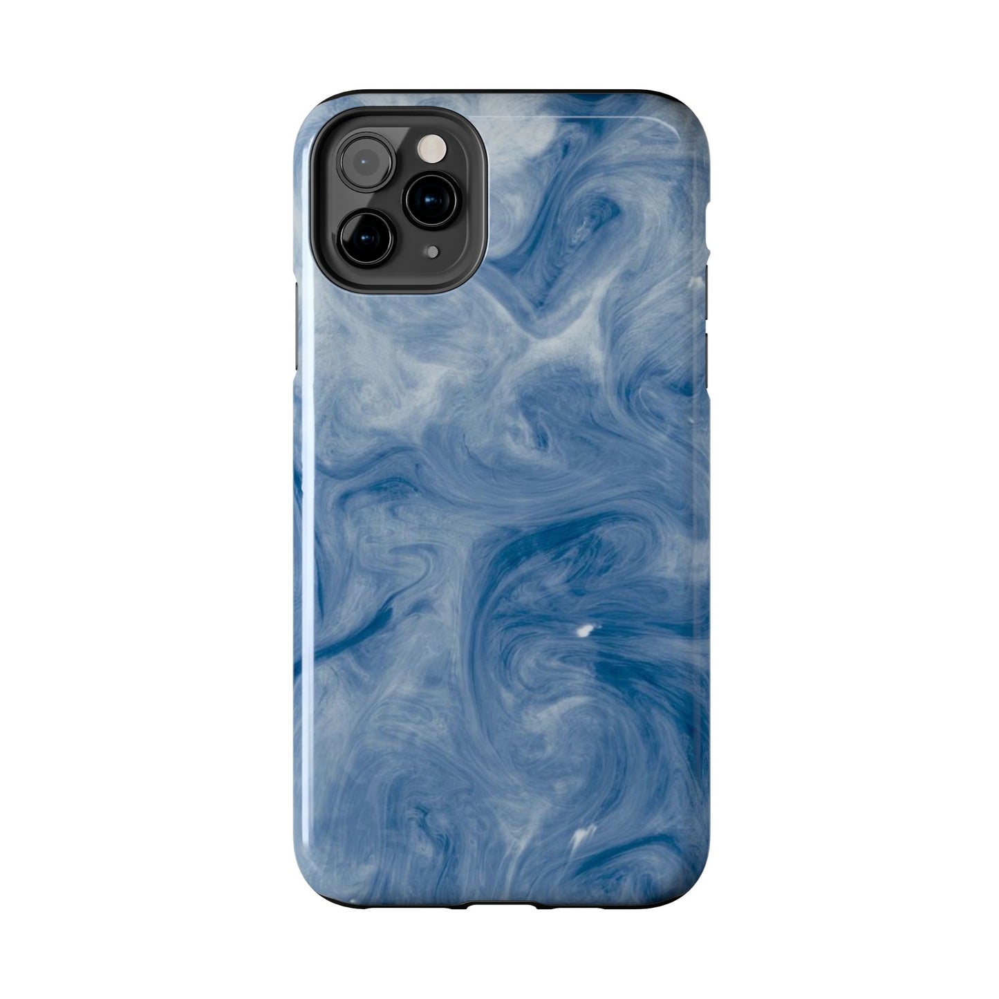 Marble Blue Tough Phone Cases, Phone Protection, Unique Design, Fashion Accessory, Gift for Her, Trendy Smartphone Cover