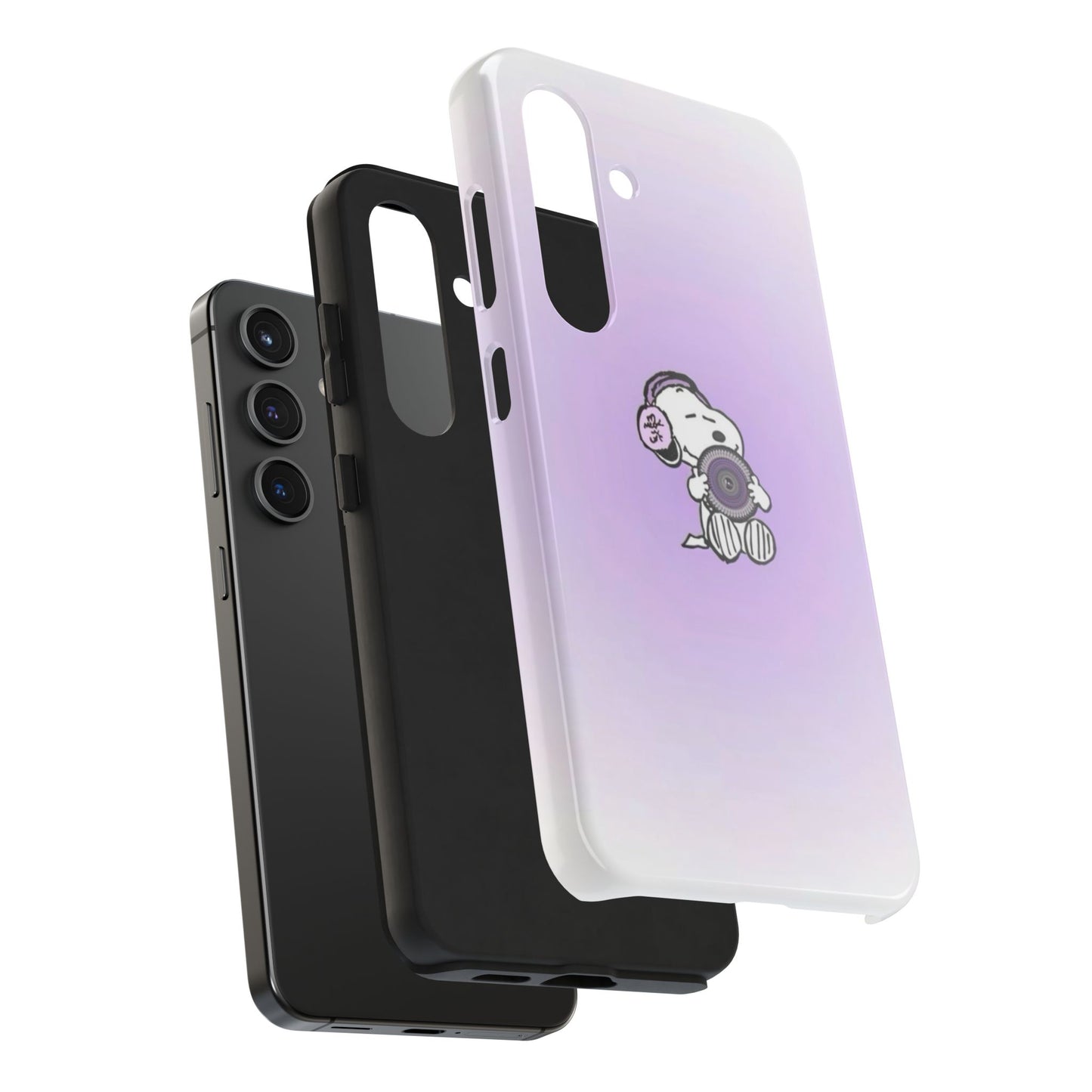 Snoopy Music Lover Phone Case, Cute Tough Phone Case, Gifts for Music Lovers, Cartoon Phone Covers, Vibrant Phone Accessories