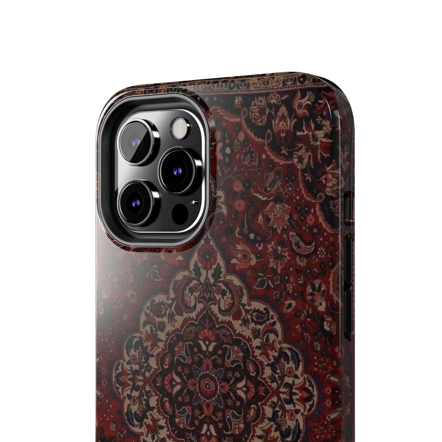 Bohemian Rug Pattern Tough Phone Case, Boho Chic Accessory, Stylish Phone Protection, Unique Gift Idea, Trendy Tech Gear