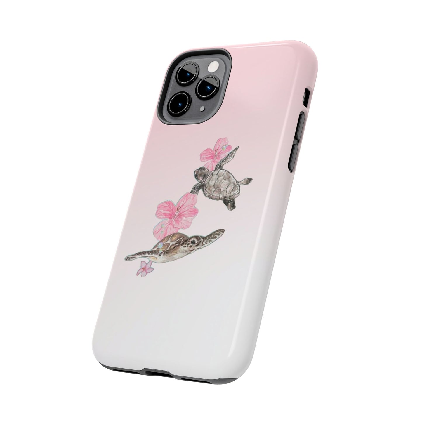 Turtle Phone Case – Tropical Tough Cover, Beach Lover Gift, Ocean Aesthetic, Durable Accessory for Summer, Fun & Functional Case
