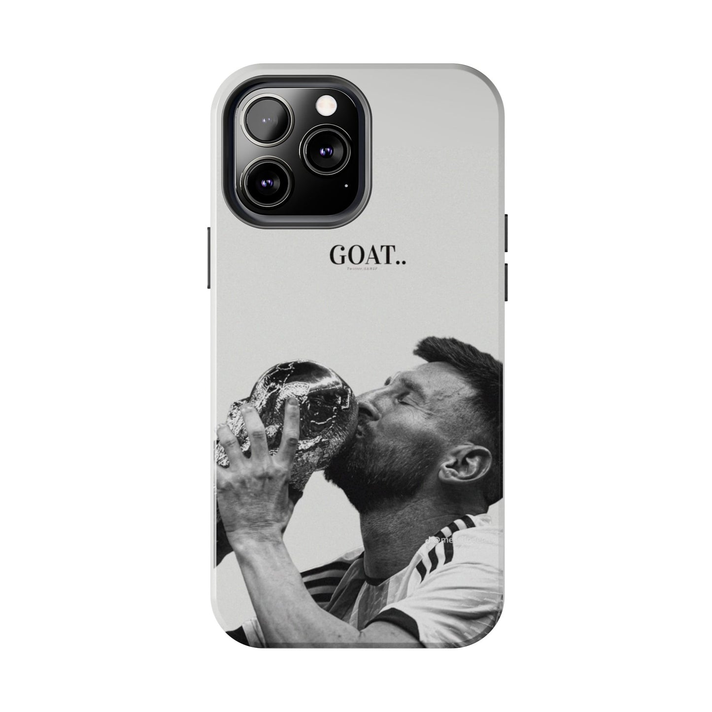 Soccer GOAT Phone Case, Tough Phone Case, Sports Accessory, Gift for Soccer Fans, Mens Birthday Gift, Unique Phone Cover