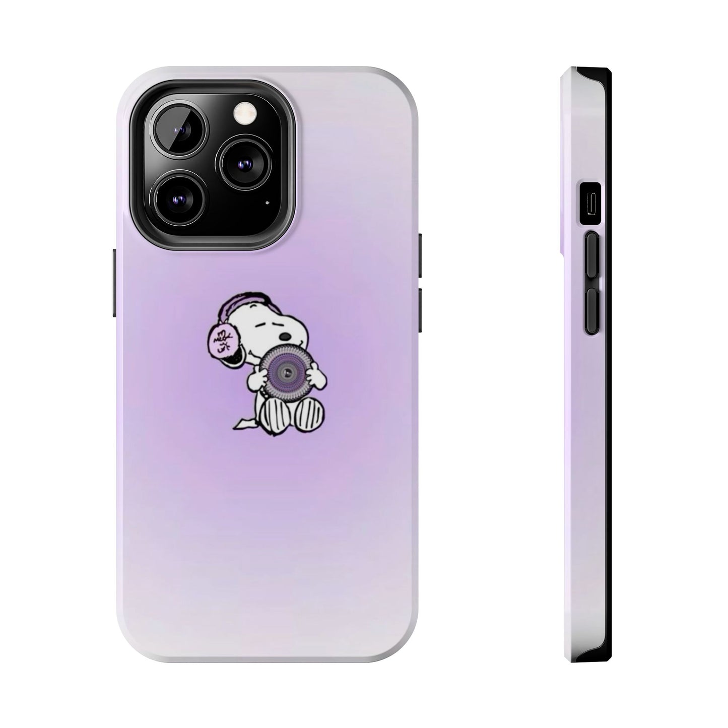Snoopy Music Lover Phone Case, Cute Tough Phone Case, Gifts for Music Lovers, Cartoon Phone Covers, Vibrant Phone Accessories