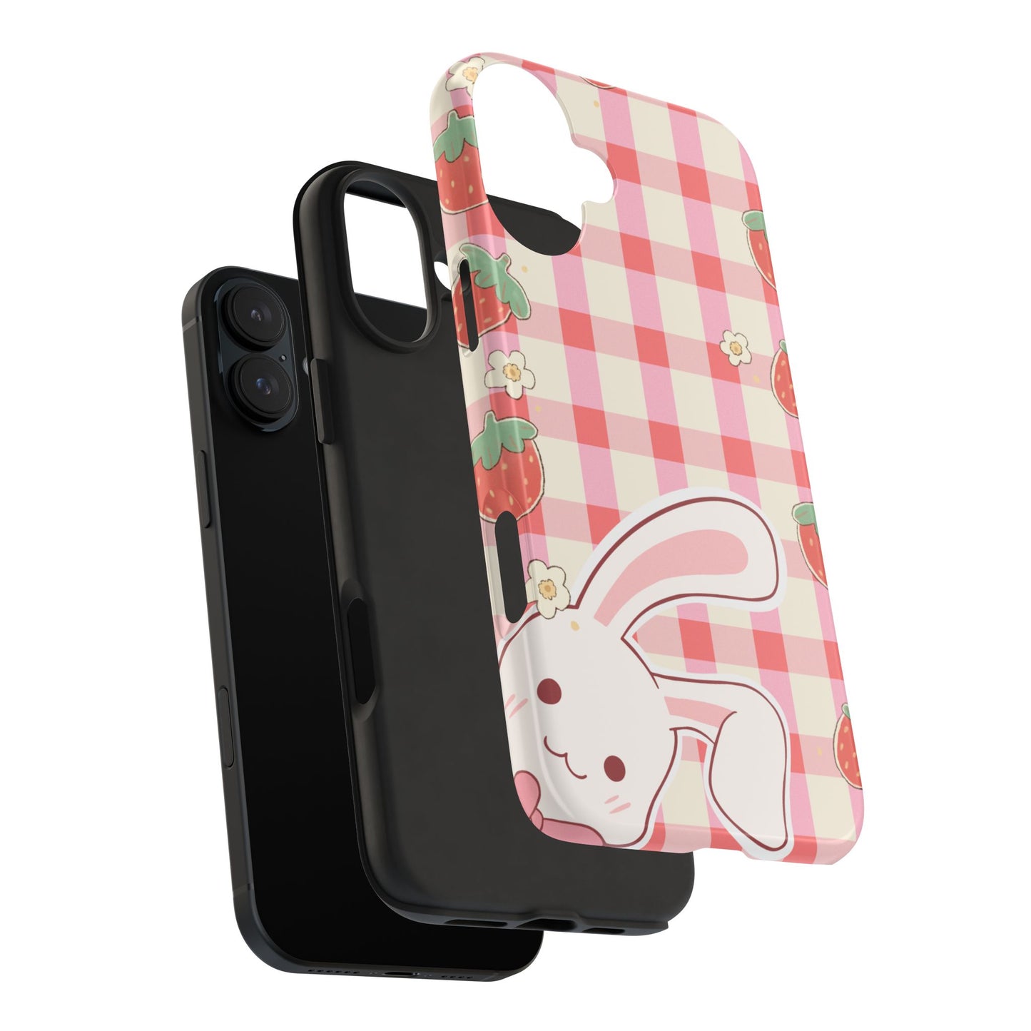 Cute Strawberry Bunny Phone Case