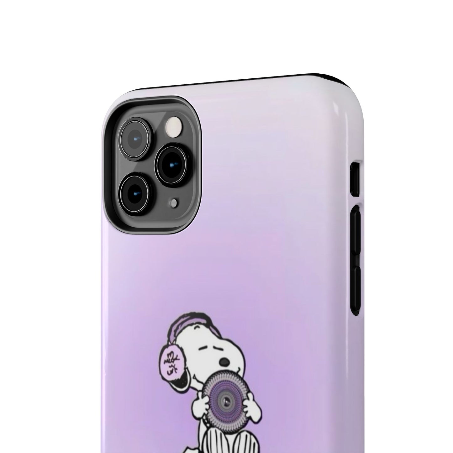 Snoopy Music Lover Phone Case, Cute Tough Phone Case, Gifts for Music Lovers, Cartoon Phone Covers, Vibrant Phone Accessories
