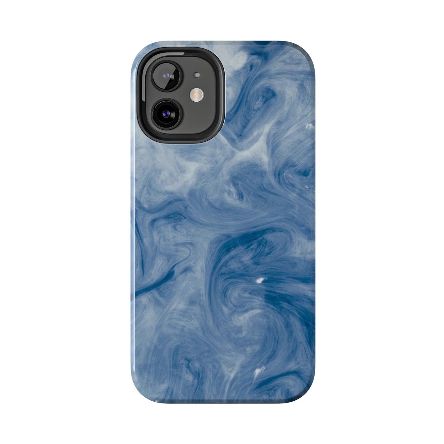 Marble Blue Tough Phone Cases, Phone Protection, Unique Design, Fashion Accessory, Gift for Her, Trendy Smartphone Cover