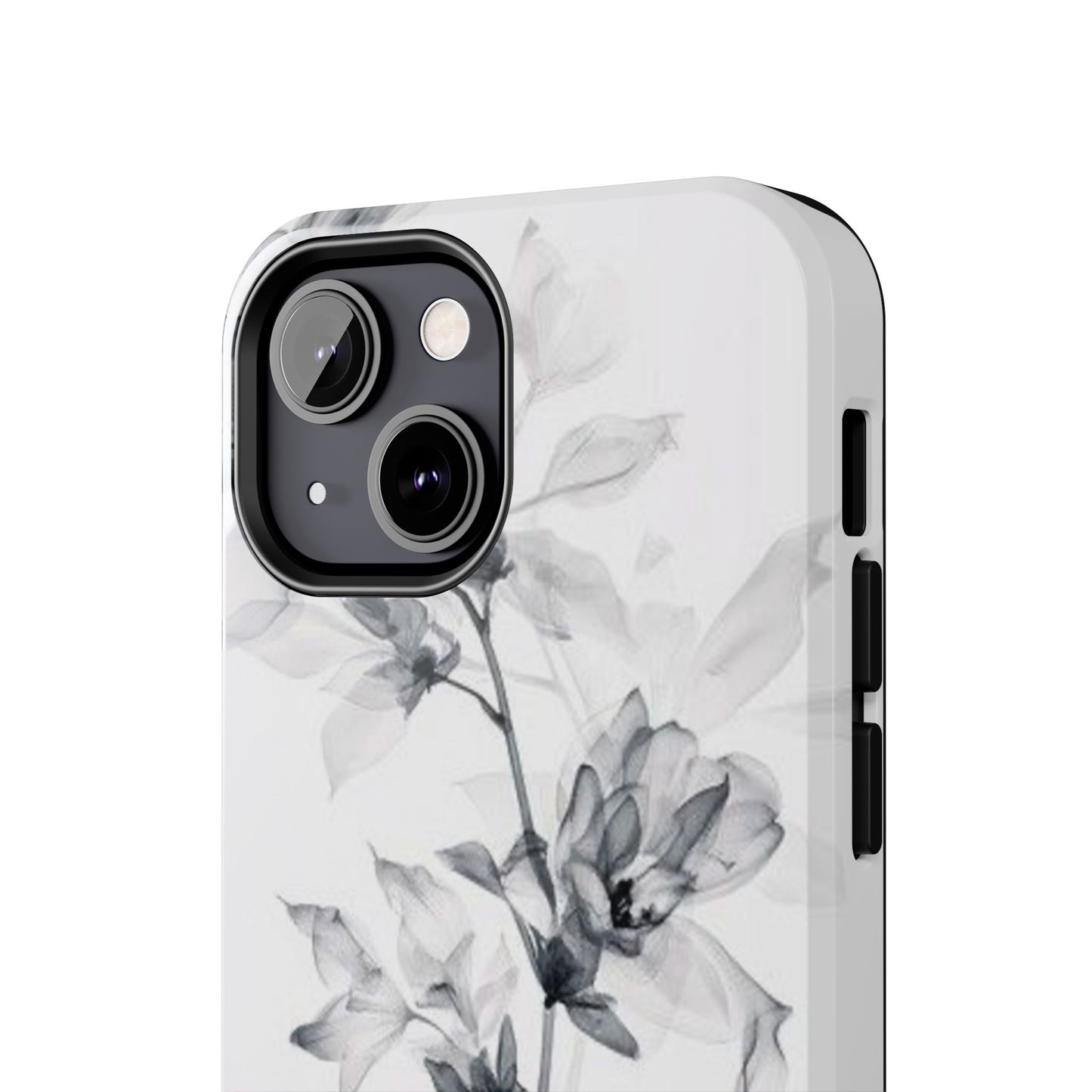 Elegant Floral Tough Phone Cases, Durable Phone Cover, Gift for Her, Protective Case, Floral Design, Stylish Accessory