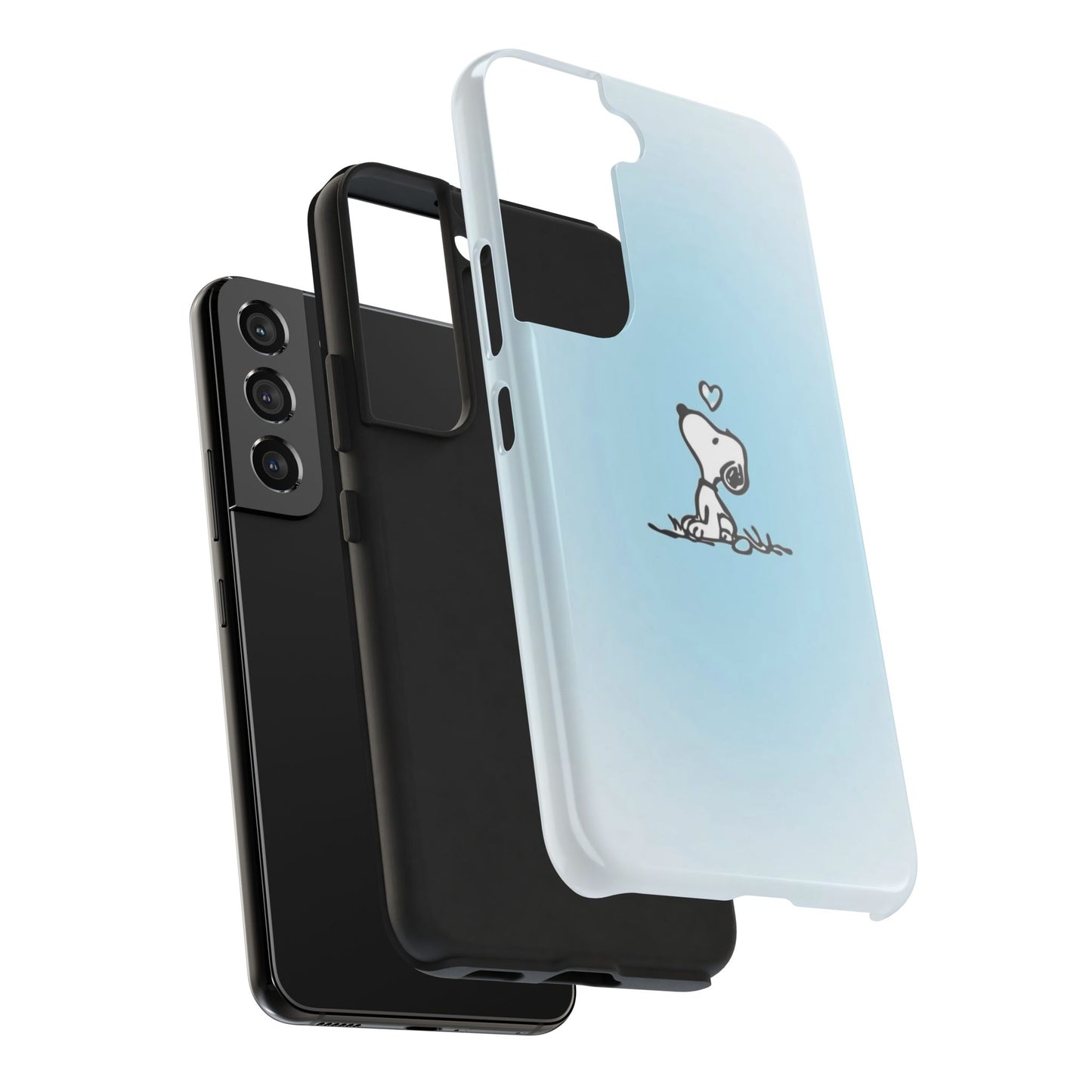 Snoopy Love Tough Phone Cases, Durable Phone Covers for Dog Lovers, Cute Gift for Birthdays, Valentine's Day, Pet Enthusiasts