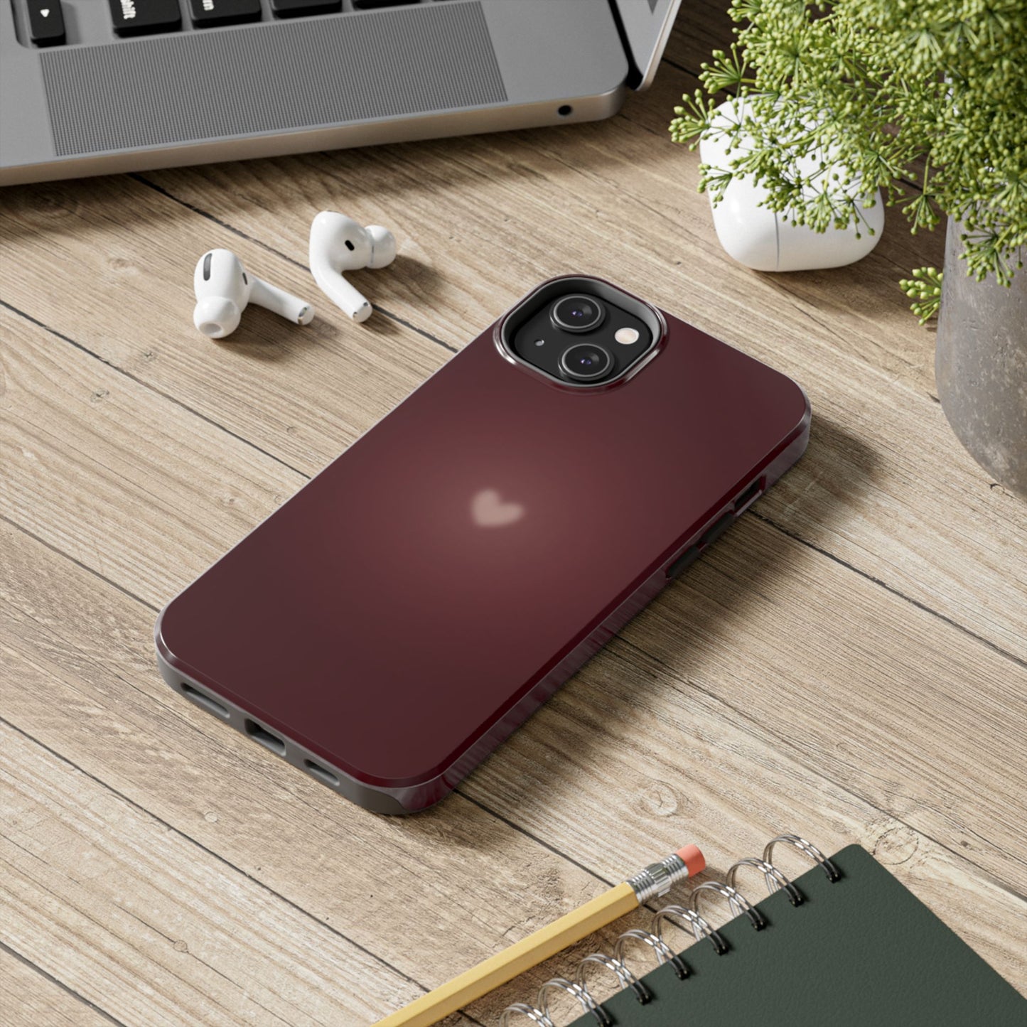 Heartbeat Tough Phone Cases, Secure Cell Phone Cover, Durable Gift for Couples, Valentine’s Day Essentials, Cute Tech Accessories