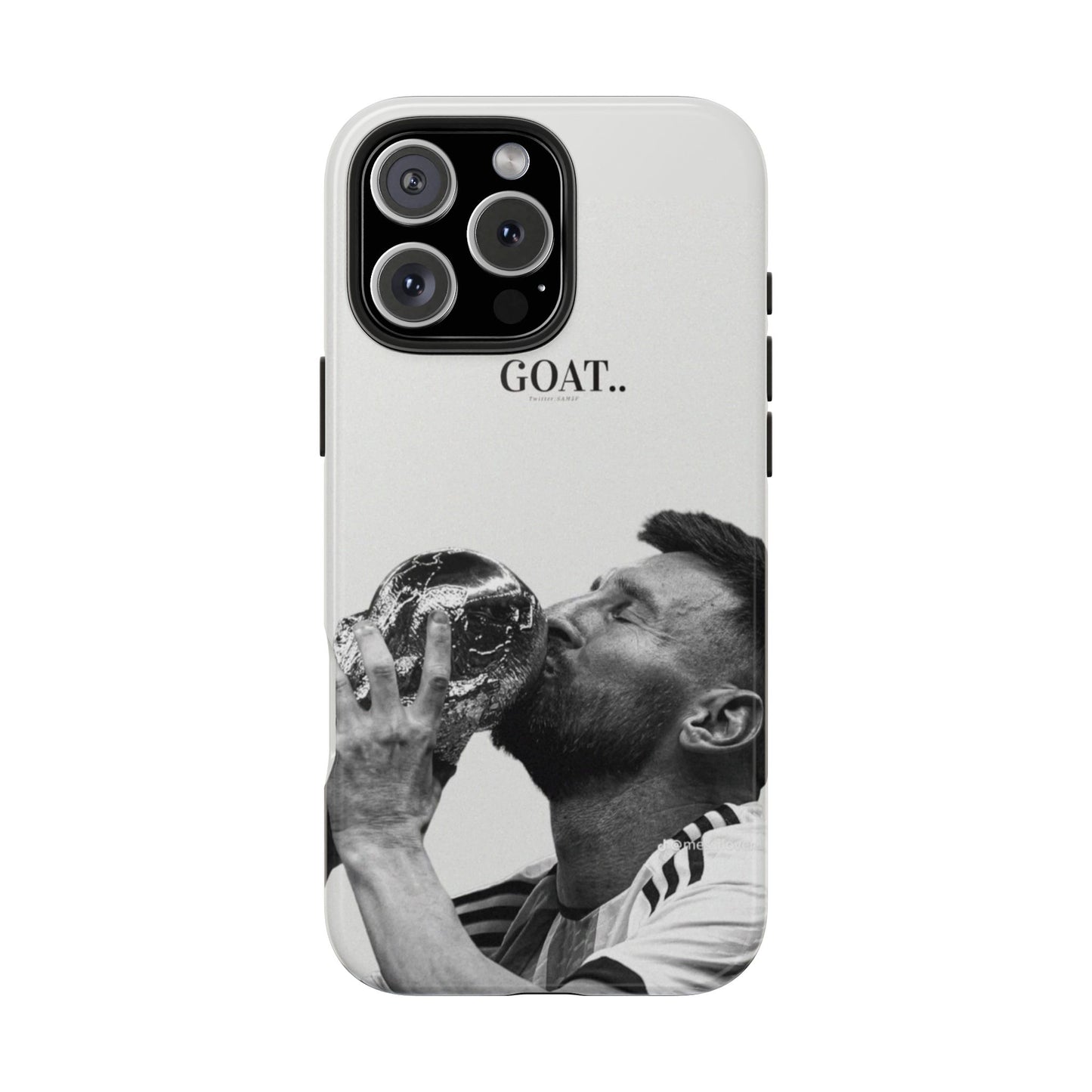 Soccer GOAT Phone Case, Tough Phone Case, Sports Accessory, Gift for Soccer Fans, Mens Birthday Gift, Unique Phone Cover