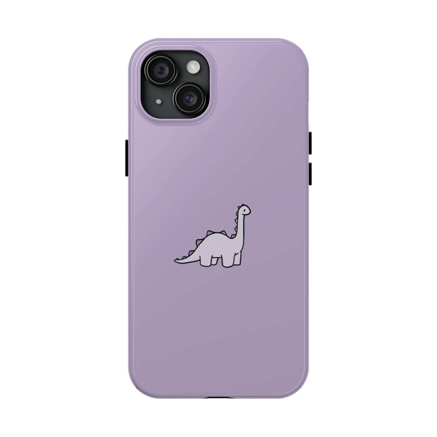 Cute Dinosaur Tough Phone Cases, Kid-Friendly Phone Covers, Dinosaur Gifts for Kids, Purple Phone Accessories, Durable Cases