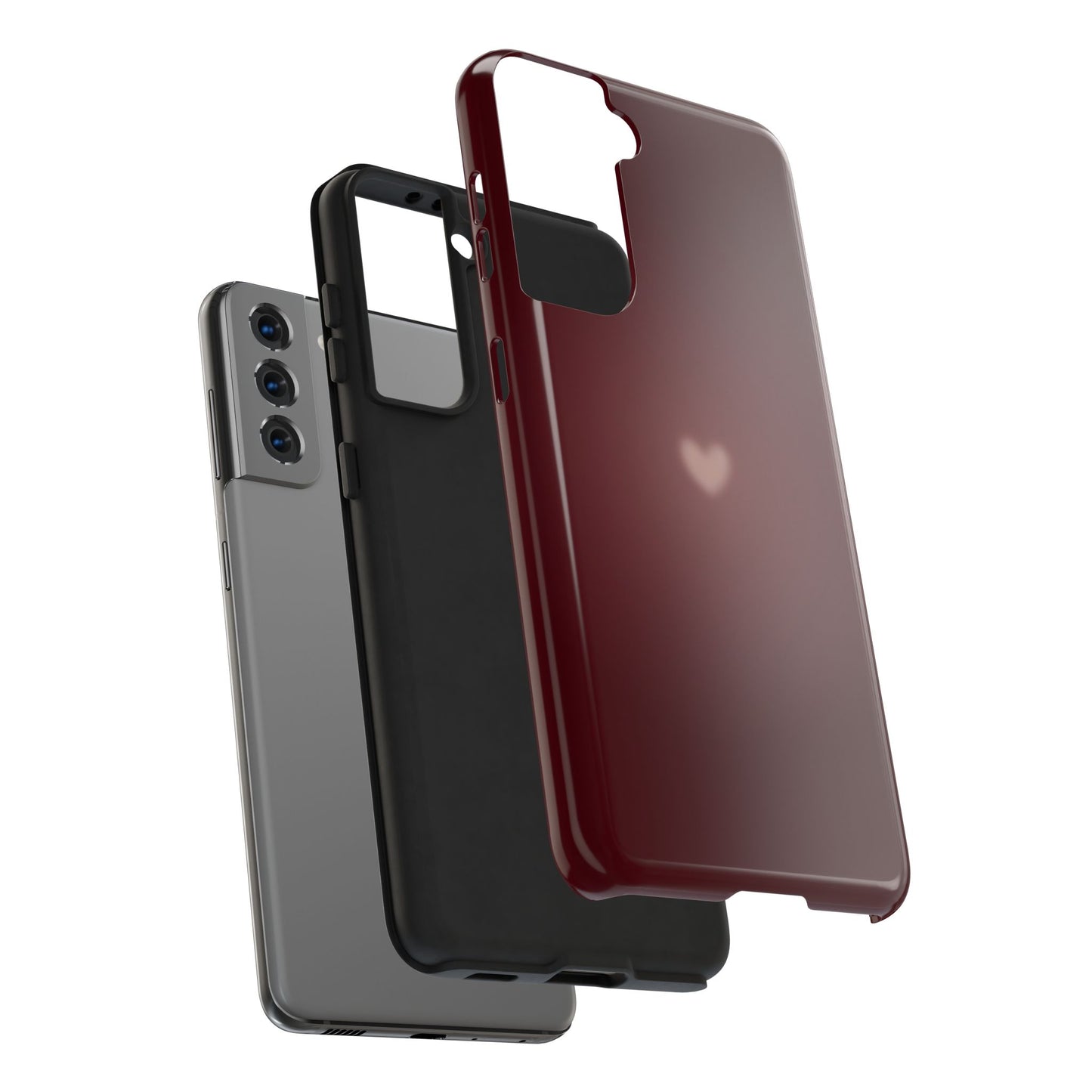 Heartbeat Tough Phone Cases, Secure Cell Phone Cover, Durable Gift for Couples, Valentine’s Day Essentials, Cute Tech Accessories