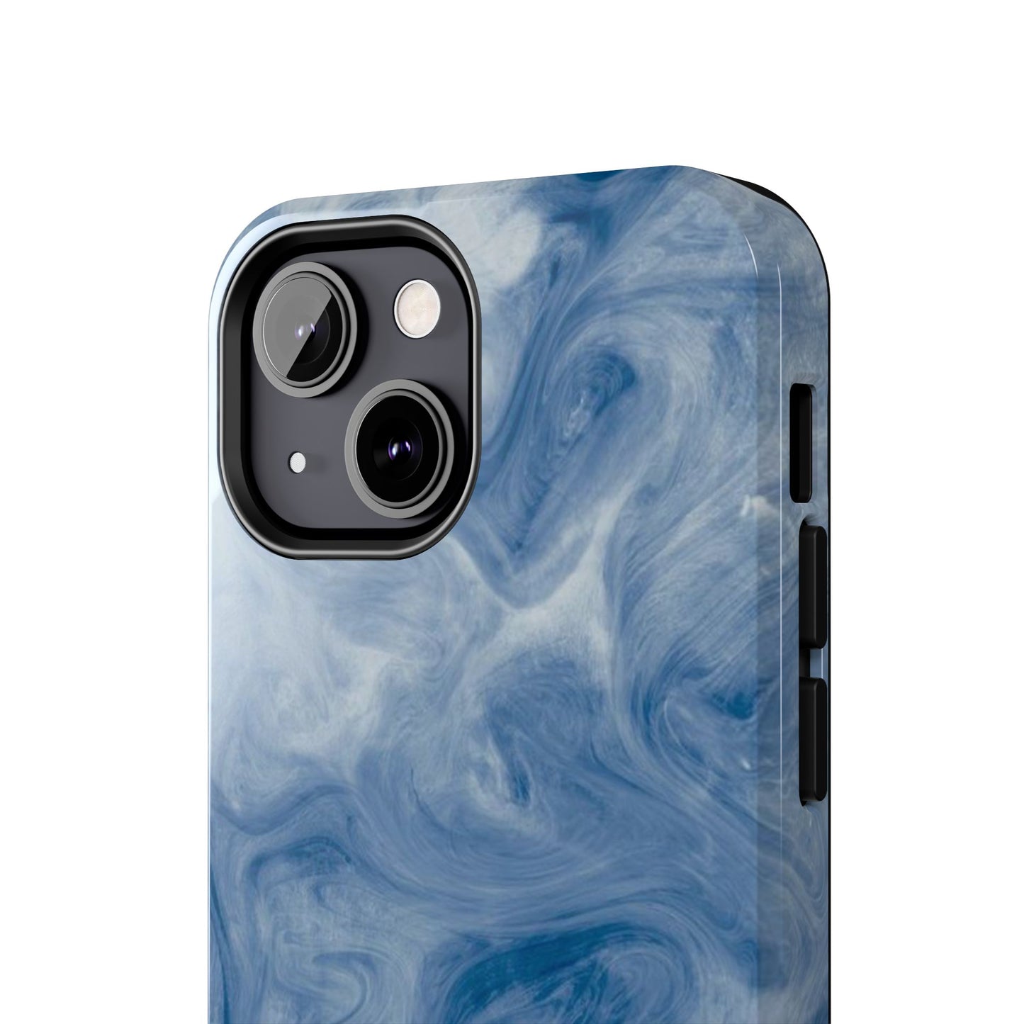 Marble Blue Tough Phone Cases, Phone Protection, Unique Design, Fashion Accessory, Gift for Her, Trendy Smartphone Cover