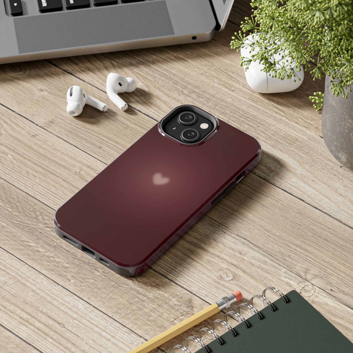 Heartbeat Tough Phone Cases, Secure Cell Phone Cover, Durable Gift for Couples, Valentine’s Day Essentials, Cute Tech Accessories