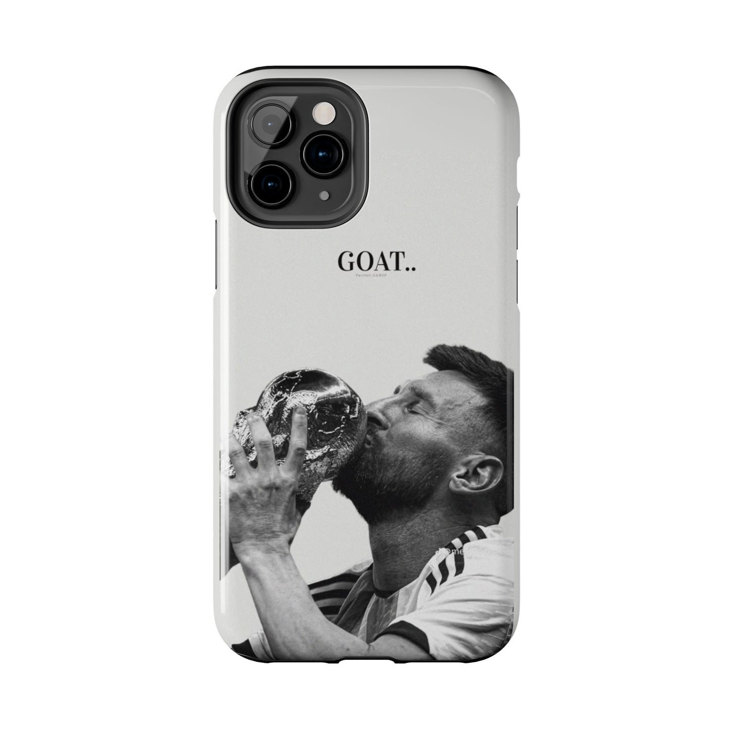 Soccer GOAT Phone Case, Tough Phone Case, Sports Accessory, Gift for Soccer Fans, Mens Birthday Gift, Unique Phone Cover
