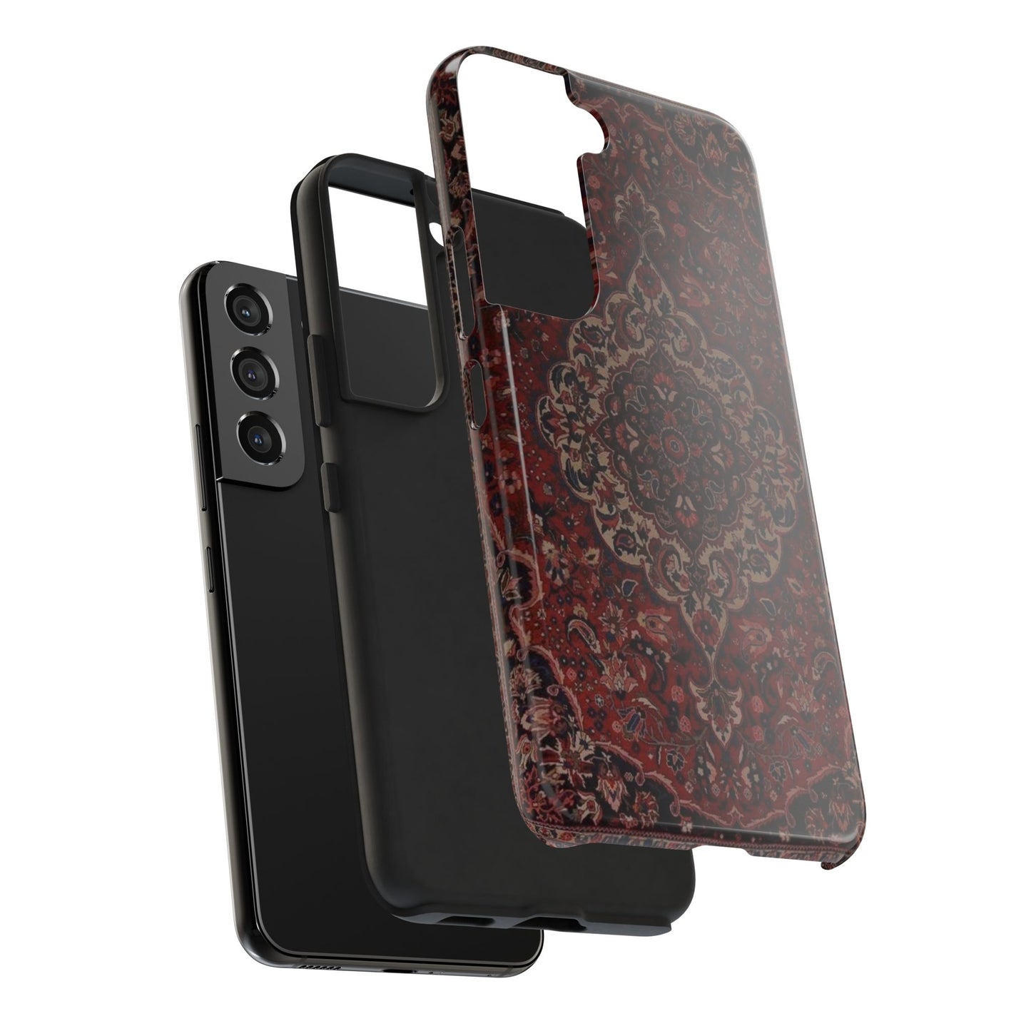 Bohemian Rug Pattern Tough Phone Case, Boho Chic Accessory, Stylish Phone Protection, Unique Gift Idea, Trendy Tech Gear