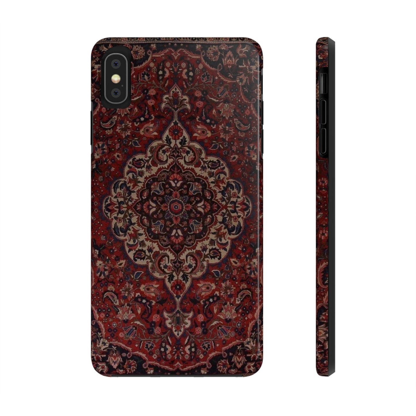 Bohemian Rug Pattern Tough Phone Case, Boho Chic Accessory, Stylish Phone Protection, Unique Gift Idea, Trendy Tech Gear
