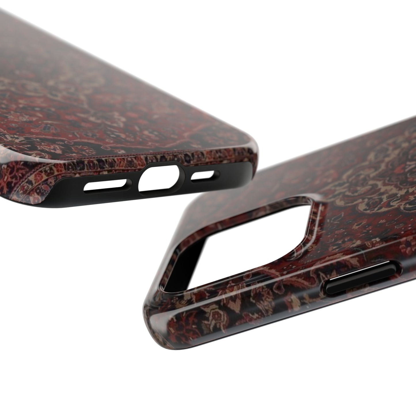 Bohemian Rug Pattern Tough Phone Case, Boho Chic Accessory, Stylish Phone Protection, Unique Gift Idea, Trendy Tech Gear