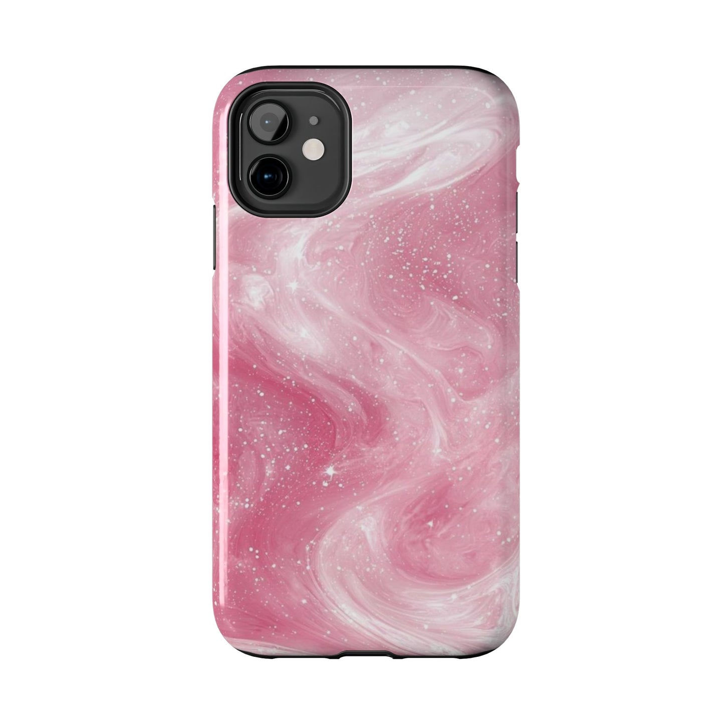 Stylish Tough Phone Cases - Pink Marble Design, Phone Cover for Women, Durable Protection, Trendy Gift, Birthday Present, Everyday Use
