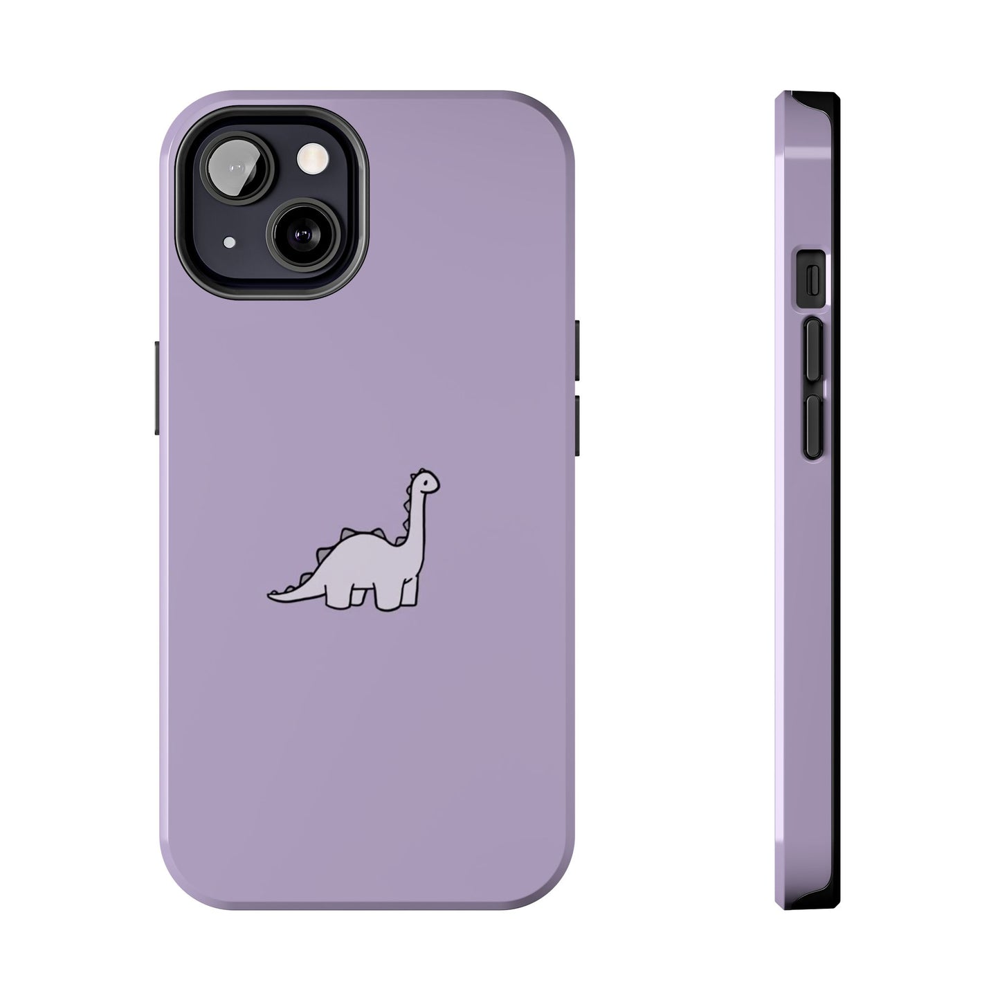 Cute Dinosaur Tough Phone Cases, Kid-Friendly Phone Covers, Dinosaur Gifts for Kids, Purple Phone Accessories, Durable Cases
