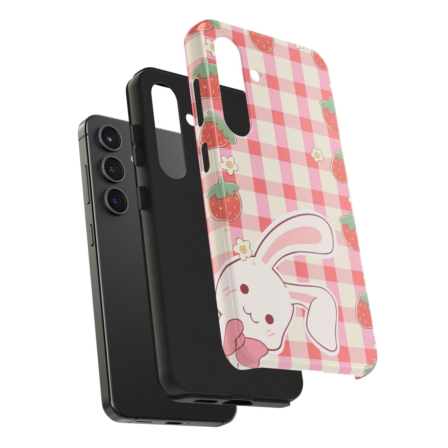 Cute Strawberry Bunny Phone Case