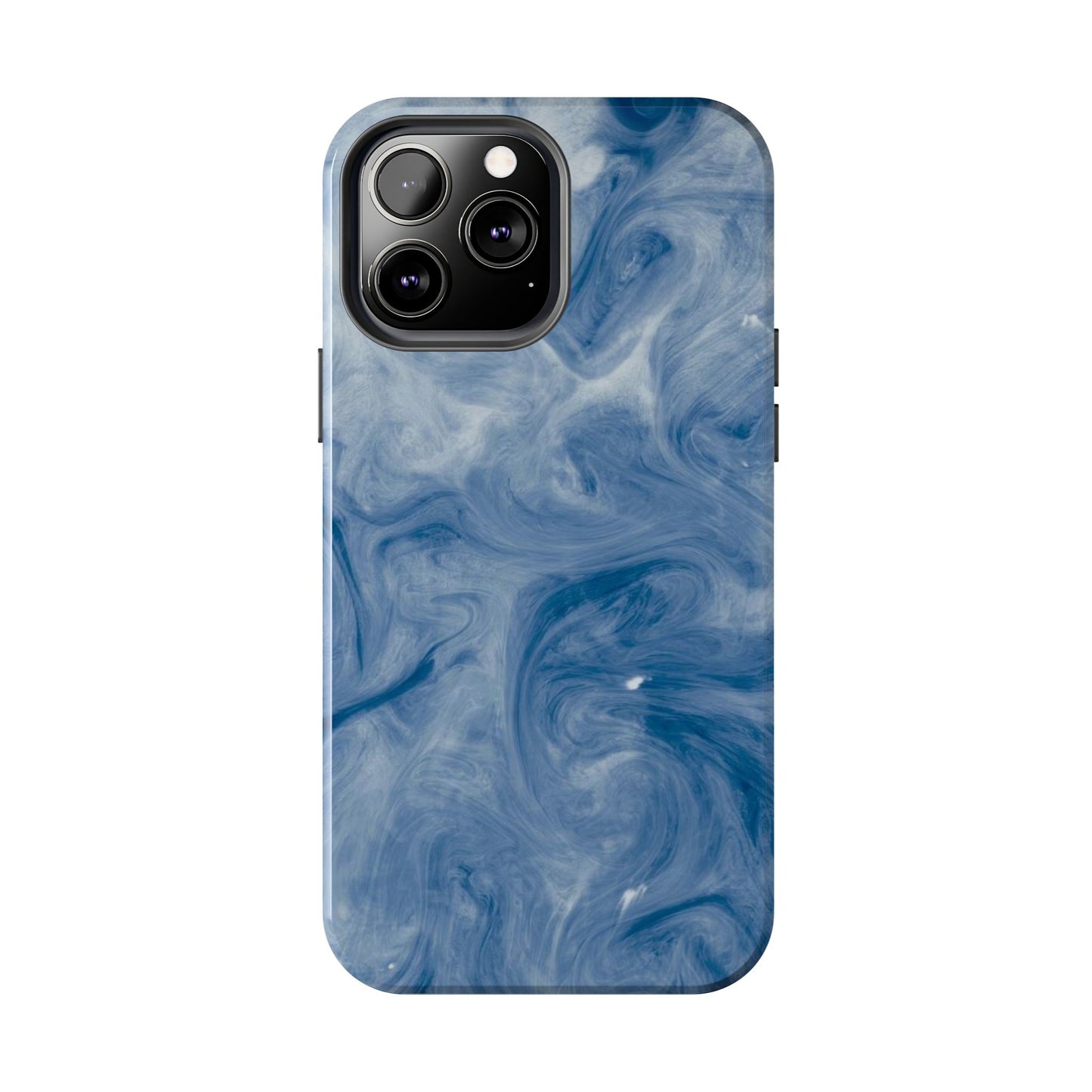 Marble Blue Tough Phone Cases, Phone Protection, Unique Design, Fashion Accessory, Gift for Her, Trendy Smartphone Cover