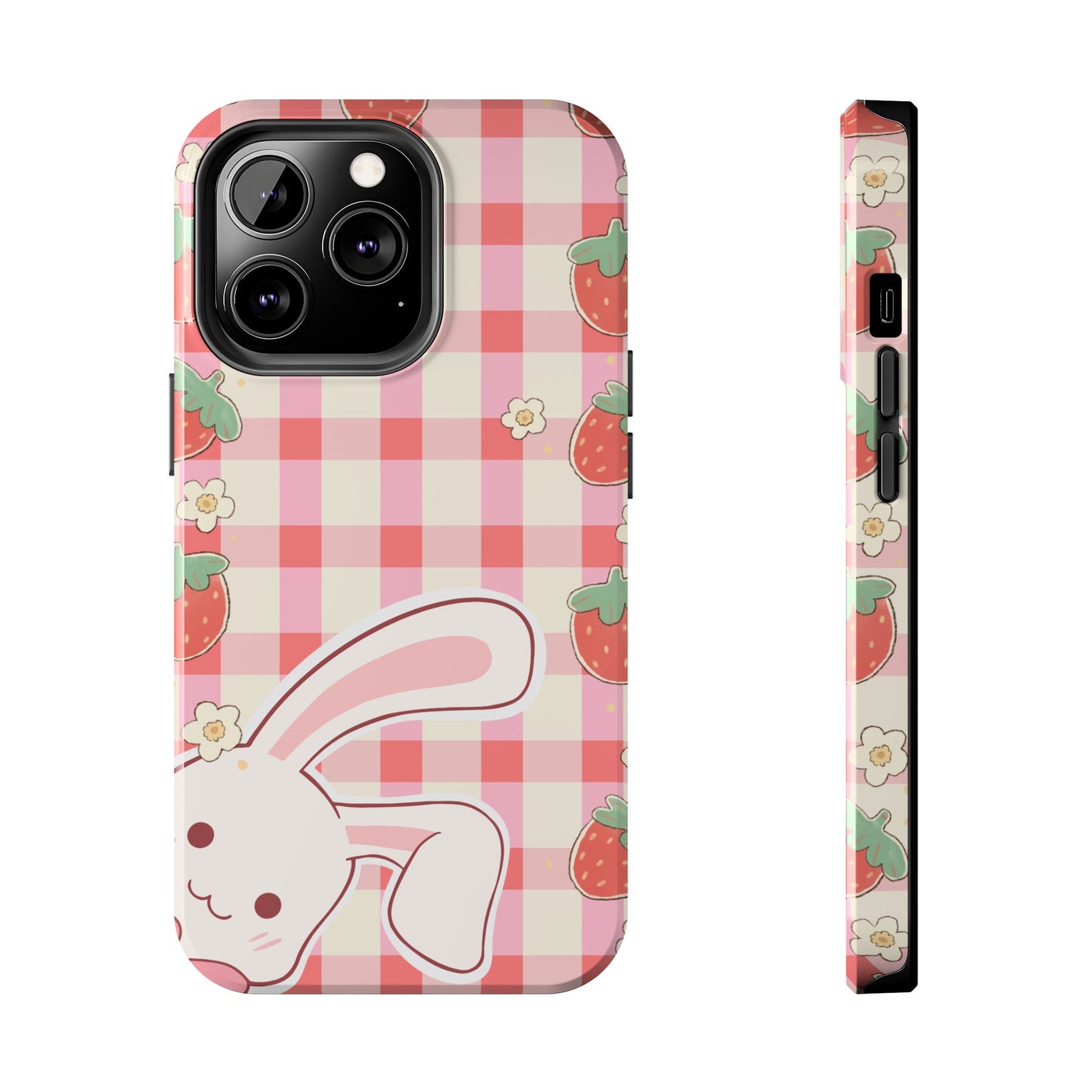 Cute Strawberry Bunny Phone Case