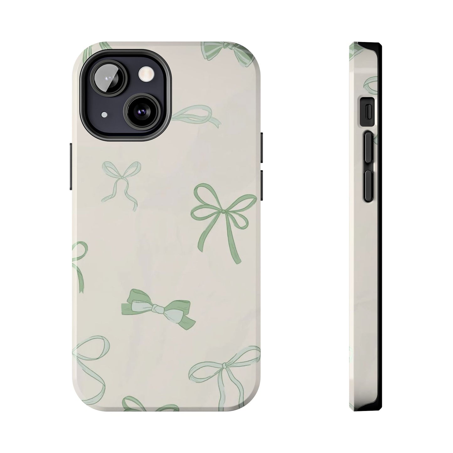Delicate Bow Phone Cases, Floral Phone Covers, Cute Tech Accessories, Gift for Her, Pastel Aesthetic, Birthday Gifts