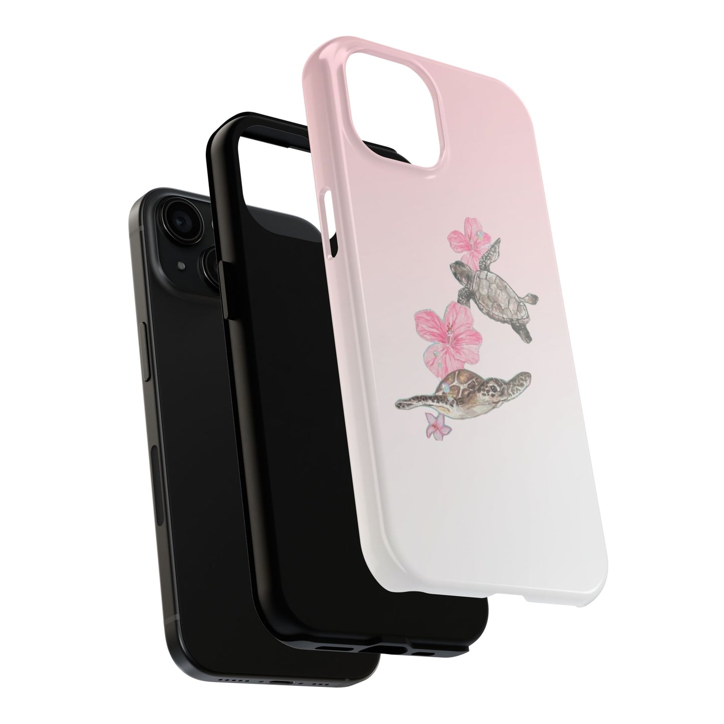 Turtle Phone Case – Tropical Tough Cover, Beach Lover Gift, Ocean Aesthetic, Durable Accessory for Summer, Fun & Functional Case